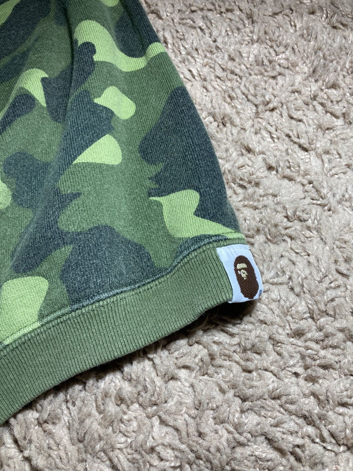 Bape 2008 Bape Swarvoski Crystal Logo Camo Sweater Raglan Size US L / EU 52-54 / 3 - 7 Thumbnail