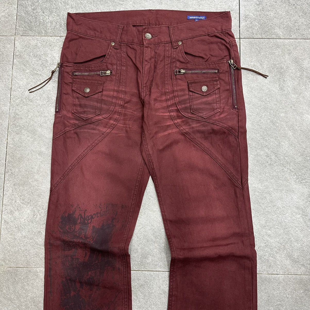 Japanese Brand Japanes Brand Semantic Design Flare Size US 34 / EU 50 - 3 Thumbnail