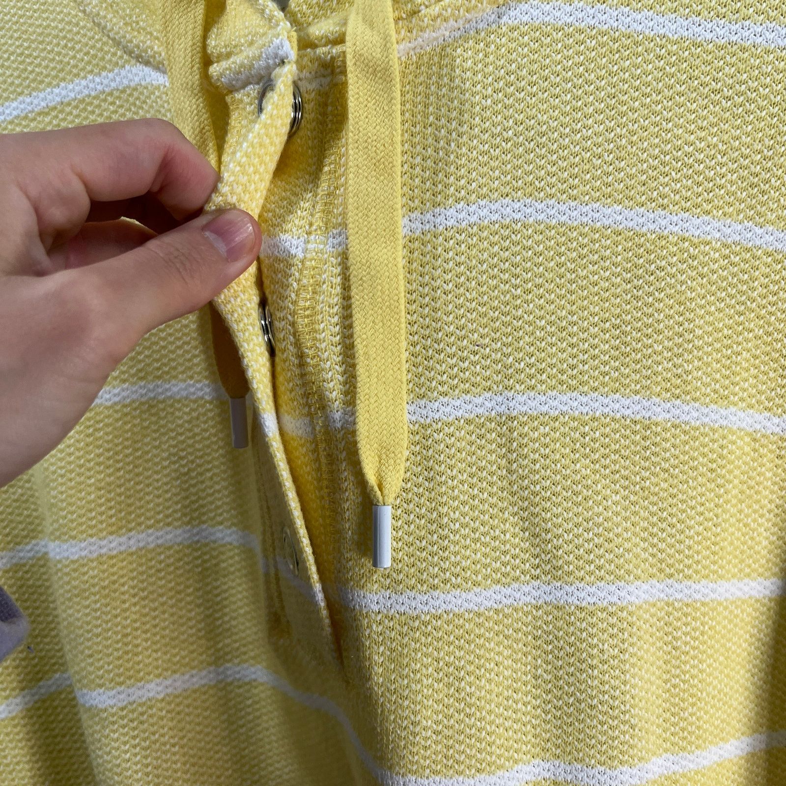 Other Sport Savvy Textured French Terry 3/4 Sleeve Hooded Size M / US 6-8 / IT 42-44 - 10 Thumbnail