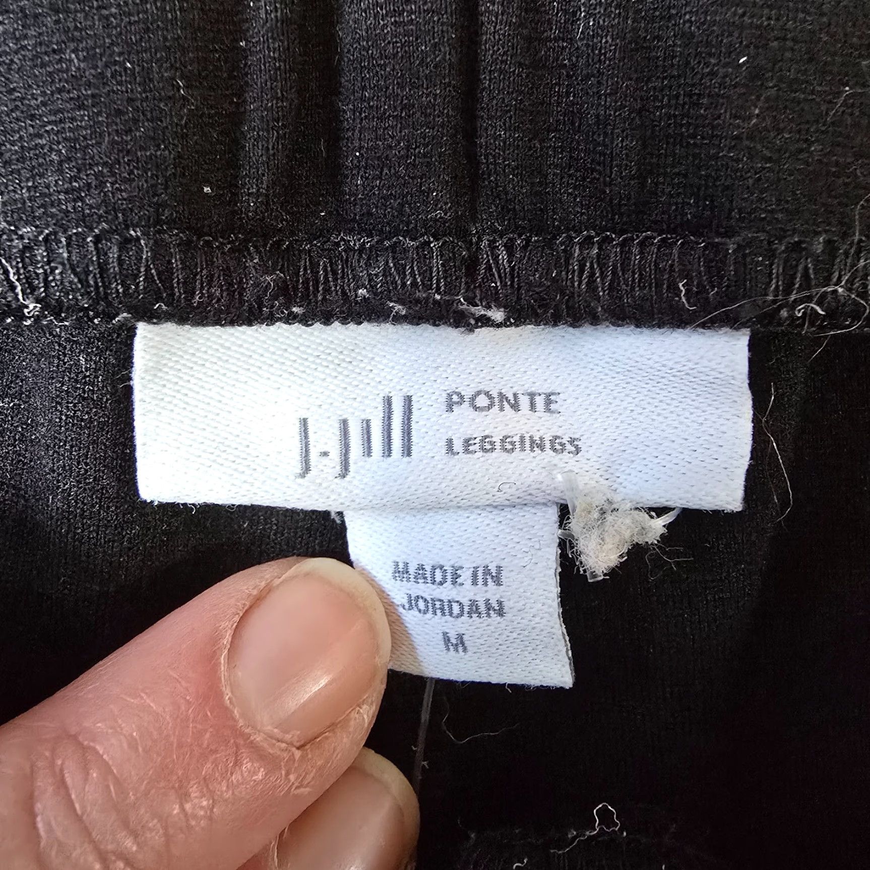 J. Jill J. Jill Pants Womens Medium Black Ponte Legging Elastic Waist Stretch Casual Skinny Ankle Pants Womens M Black Ponte 27in Inseam Size 32" / US 10 / IT 46 - 3 Thumbnail
