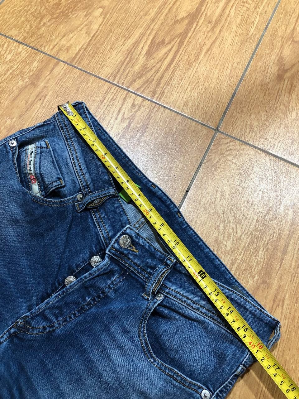 Diesel Diesel Sleenker Jeans Mens Skinny Fit Denim Stretch Zip Size US 32 / EU 48 - 11 Thumbnail