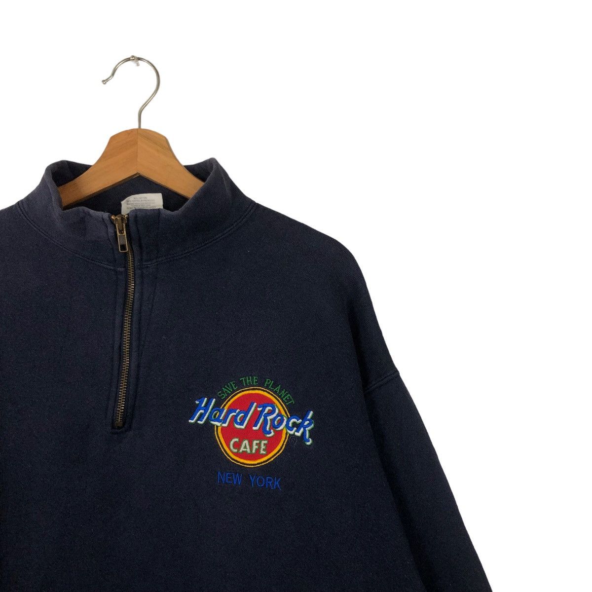 Hard Rock Cafe VINTAGE HARD ROCK CAFE NEW YORK FLEECE ANORAK JACKET Size US S / EU 44-46 / 1 - 5 Thumbnail