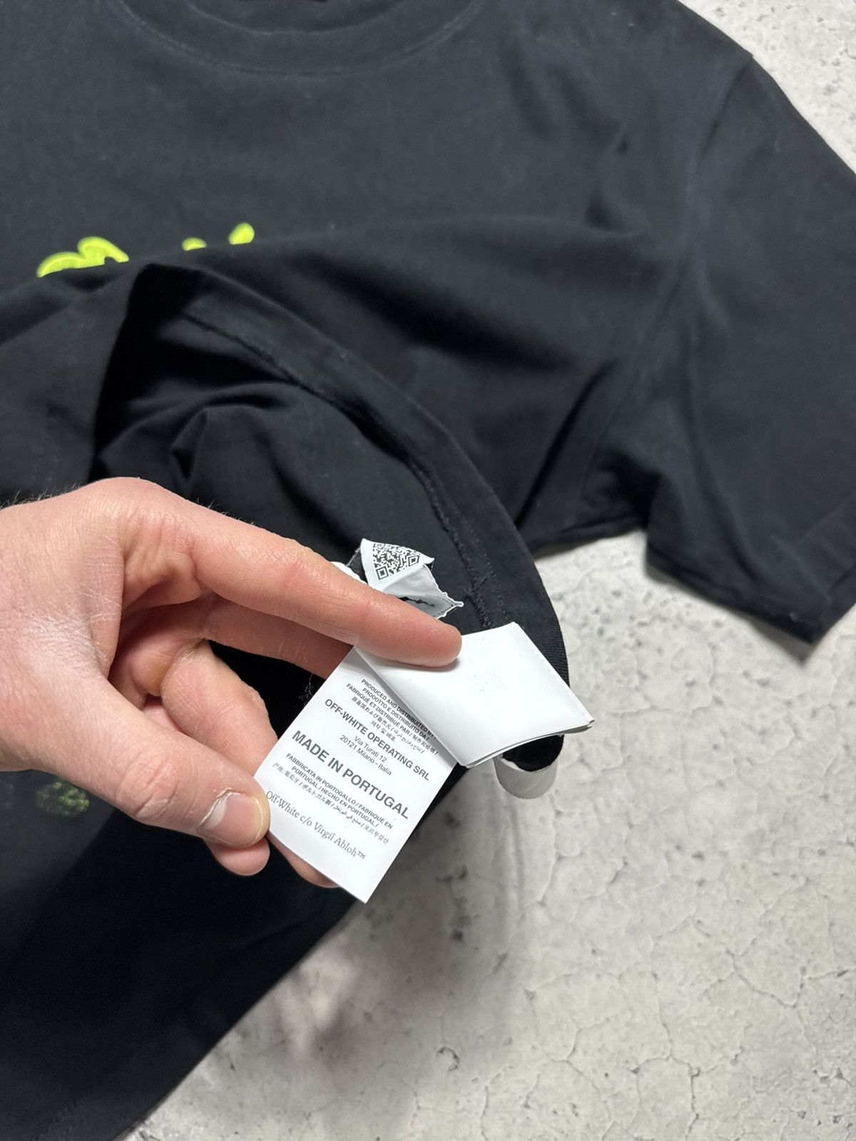 Off-White Off-White Luxury Big Logo Black T-Shirt Size US XL / EU 56 / 4 - 12 Thumbnail