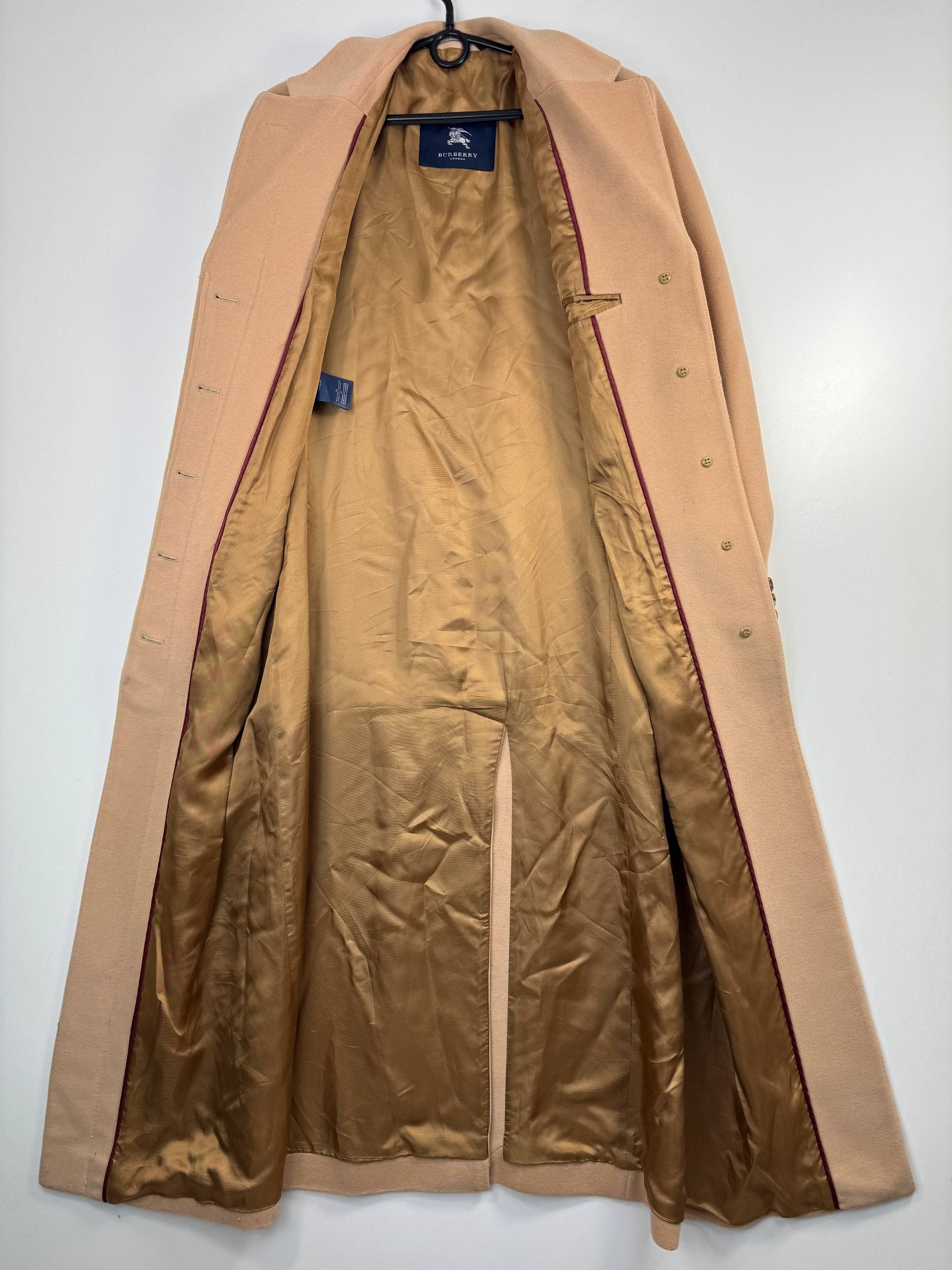 Burberry Burberry London Women's Camel Wool Long Coat Made England 14 Size L / US 10 / IT 46 - 2 Thumbnail