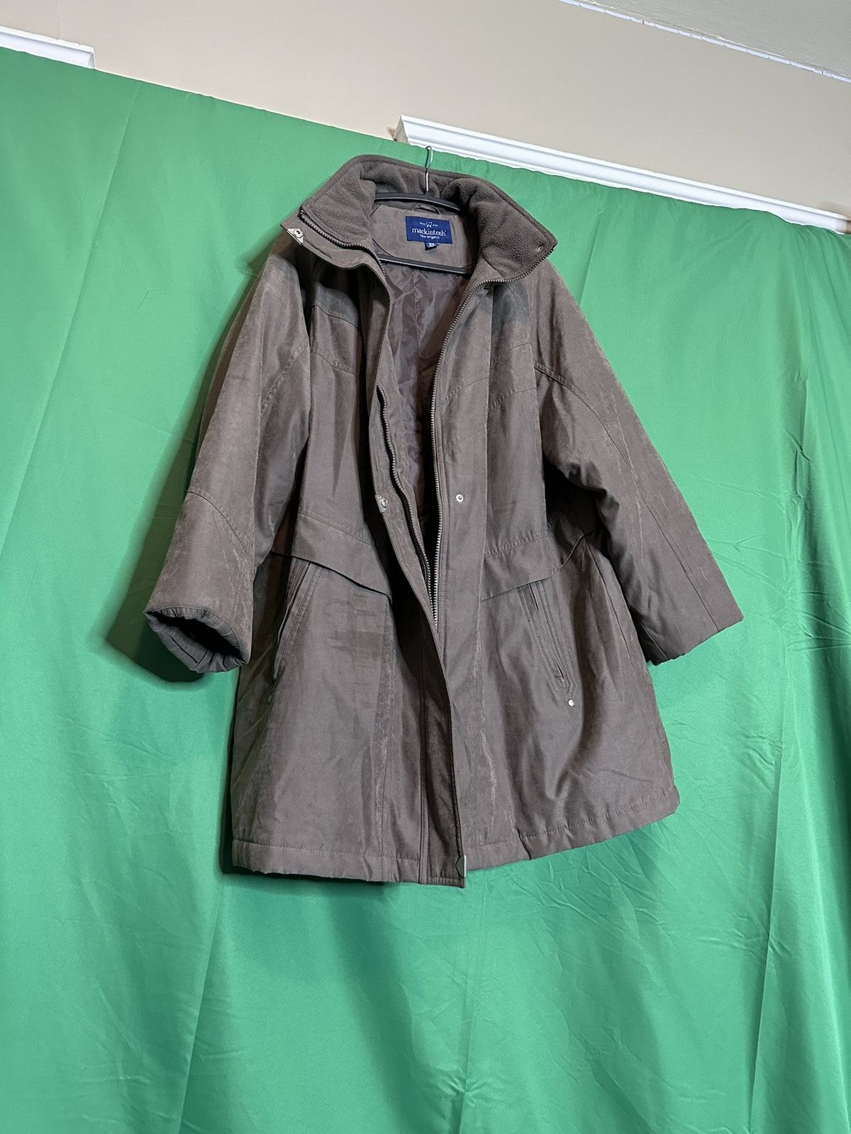 Mackintosh Sueded d-ring metal embellished puffer coat parka Size US XXL / EU 58 / 5 - 13 Thumbnail