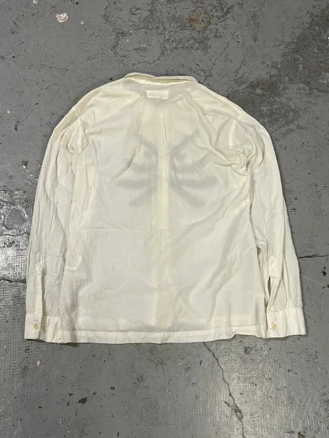 Armani 2000s Armani Creamy Tagged Shirt Size US M / EU 48-50 / 2 - 6 Thumbnail