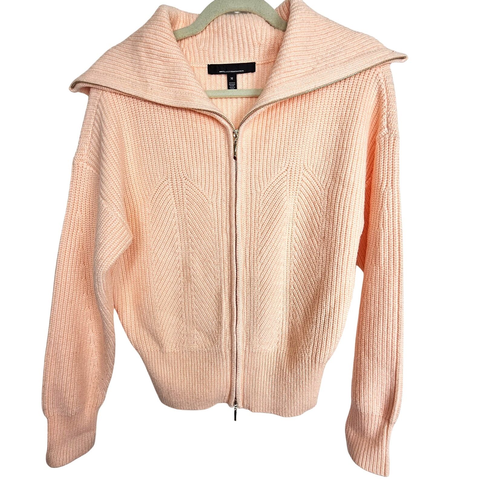 White House Black Market White House Black Market Womens Full Zip Cardigan Sweater M Size M / US 6-8 / IT 42-44 - 1 Thumbnail
