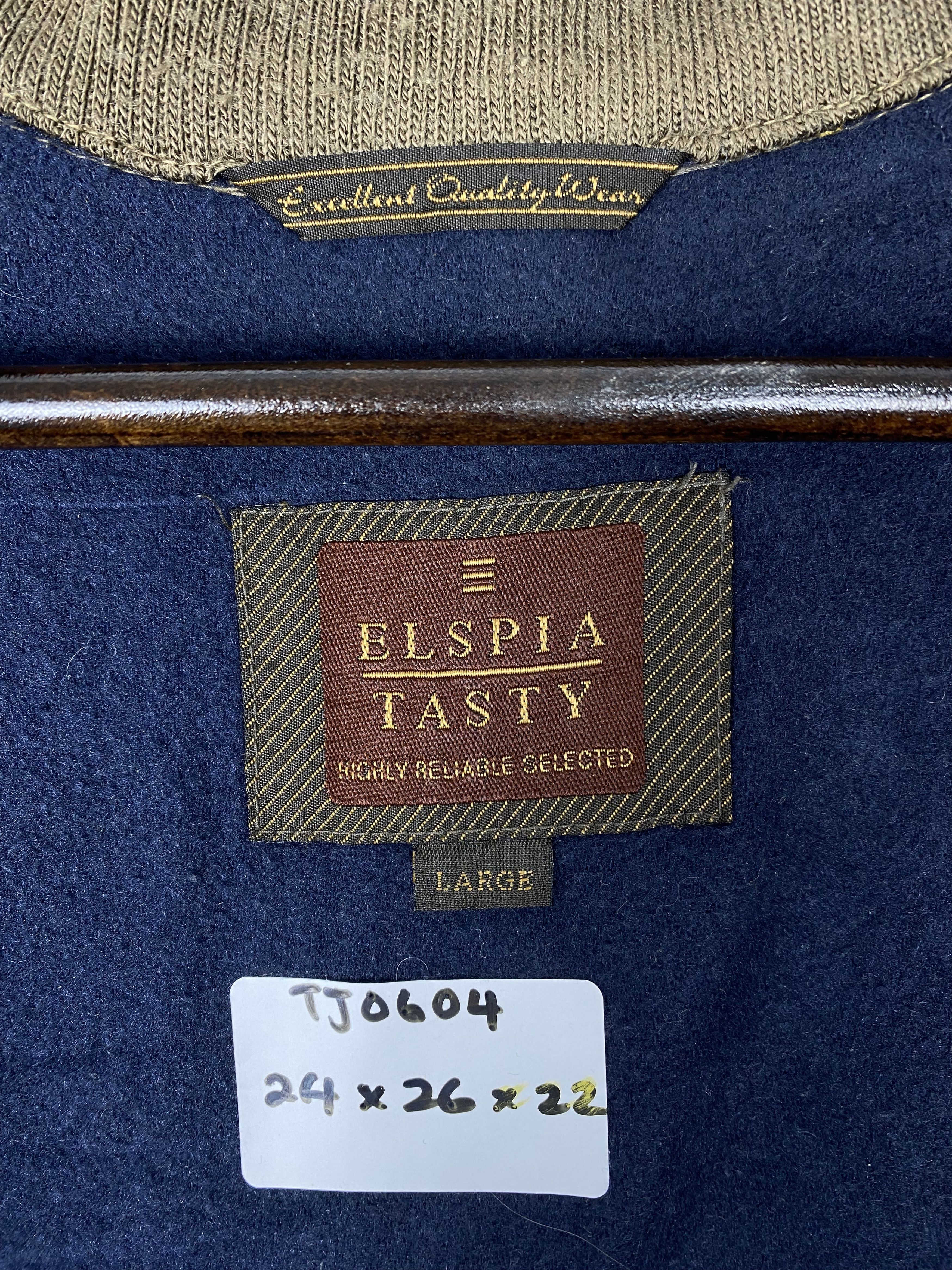 Japanese Brand Vintage Elspia Tasty Bomber Jacket Size US L / EU 52-54 / 3 - 11 Thumbnail
