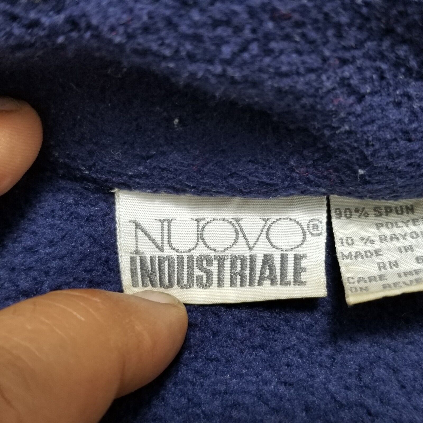 Other Nuovo Fleece Sweater Womens XL Long Sleeve Pullover Zip Size XL / US 12-14 / IT 48-50 - 5 Thumbnail