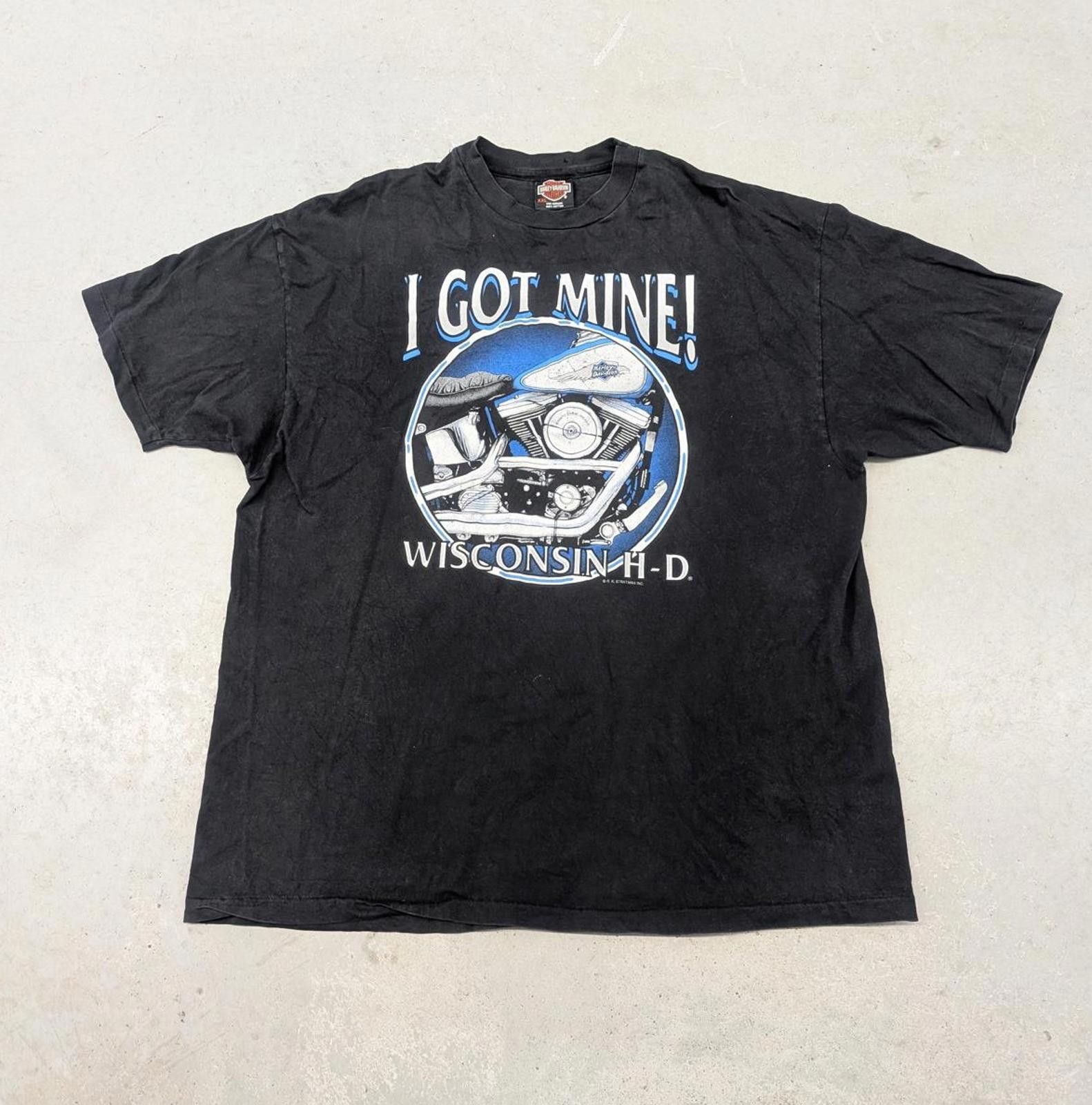 Harley Davidson Vintage Harley Davidson Wisconsin "I Got Mine" T-shirt Size US XXL / EU 58 / 5 - 1 Thumbnail