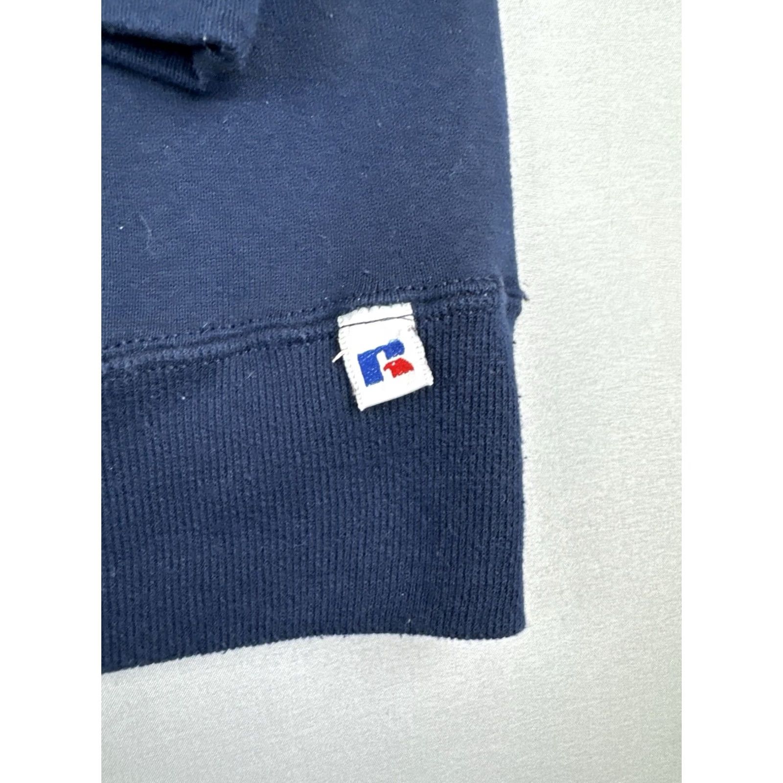 Russell Athletic VINTAGE Russell Athletic Golf Sweatshirt USA Made Crewneck L Men Blue 90s North Logo Size US L / EU 52-54 / 3 - 6 Thumbnail