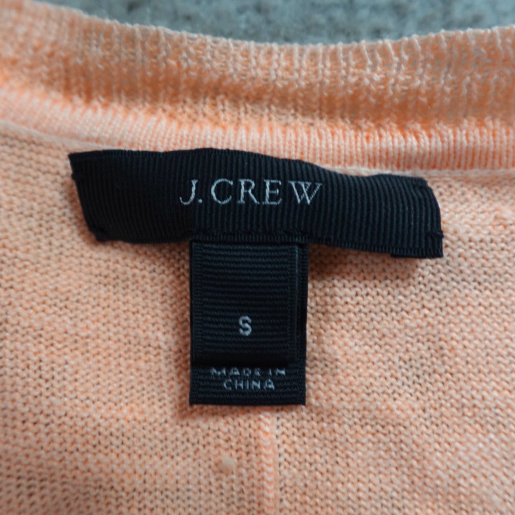 J.Crew J.Crew Womens Sweater Small Pink Linen V-Neck Knit Pullover Dolman Sleeve Womens 50s? Size S / US 4 / IT 40 - 3 Thumbnail