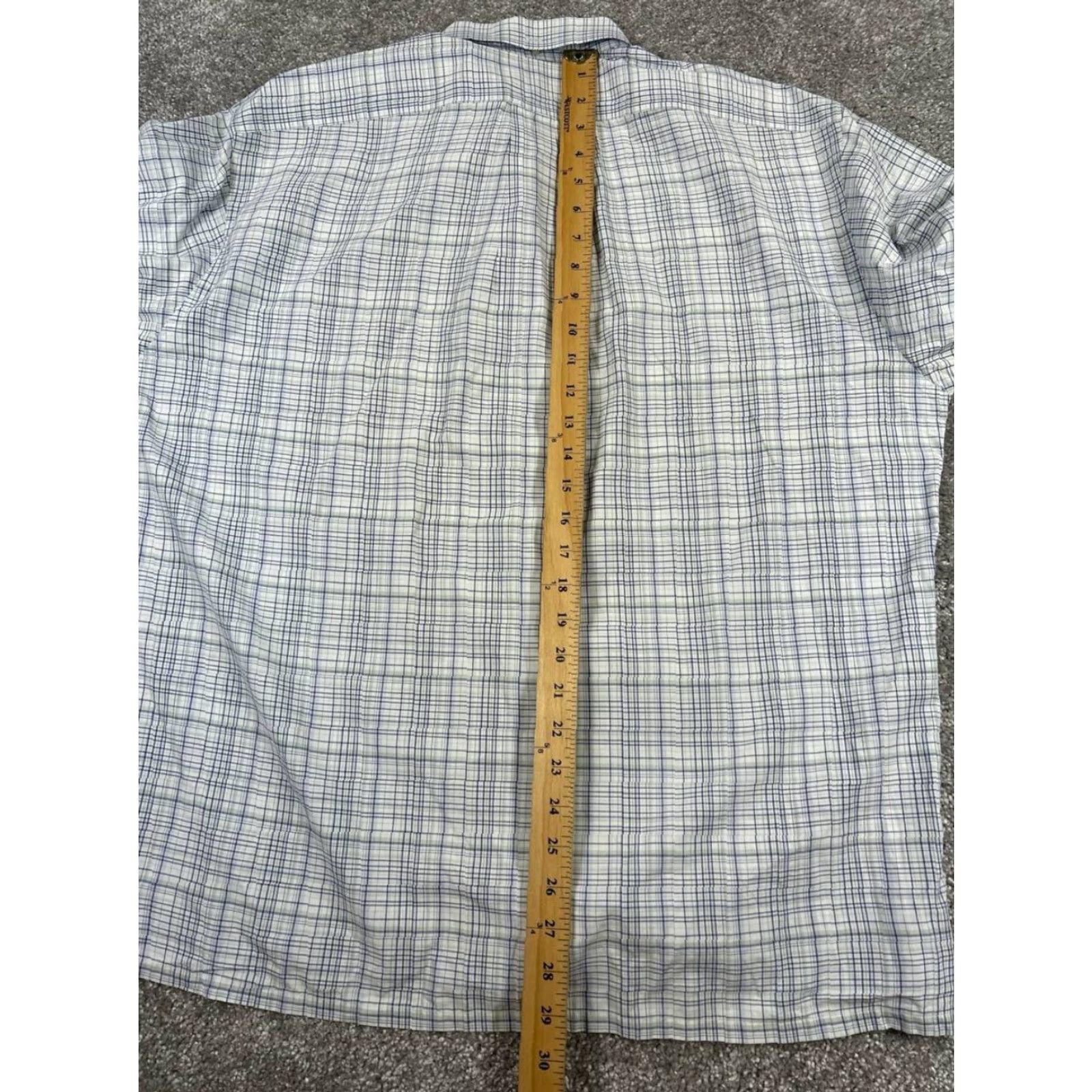Ralph Lauren Ralph Lauren Shirt Mens Large White Blue Green Cotton Button Up Size US L / EU 52-54 / 3 - 6 Thumbnail