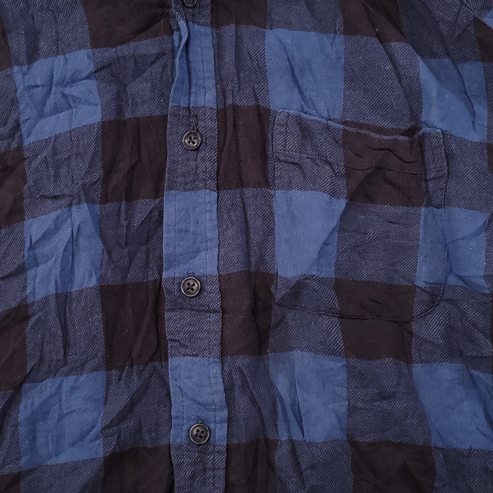 Croft & Barrow Croft & Barrow Buffalo Check Flannel Shirt Mens Size M Blue Size US M / EU 48-50 / 2 - 4 Thumbnail