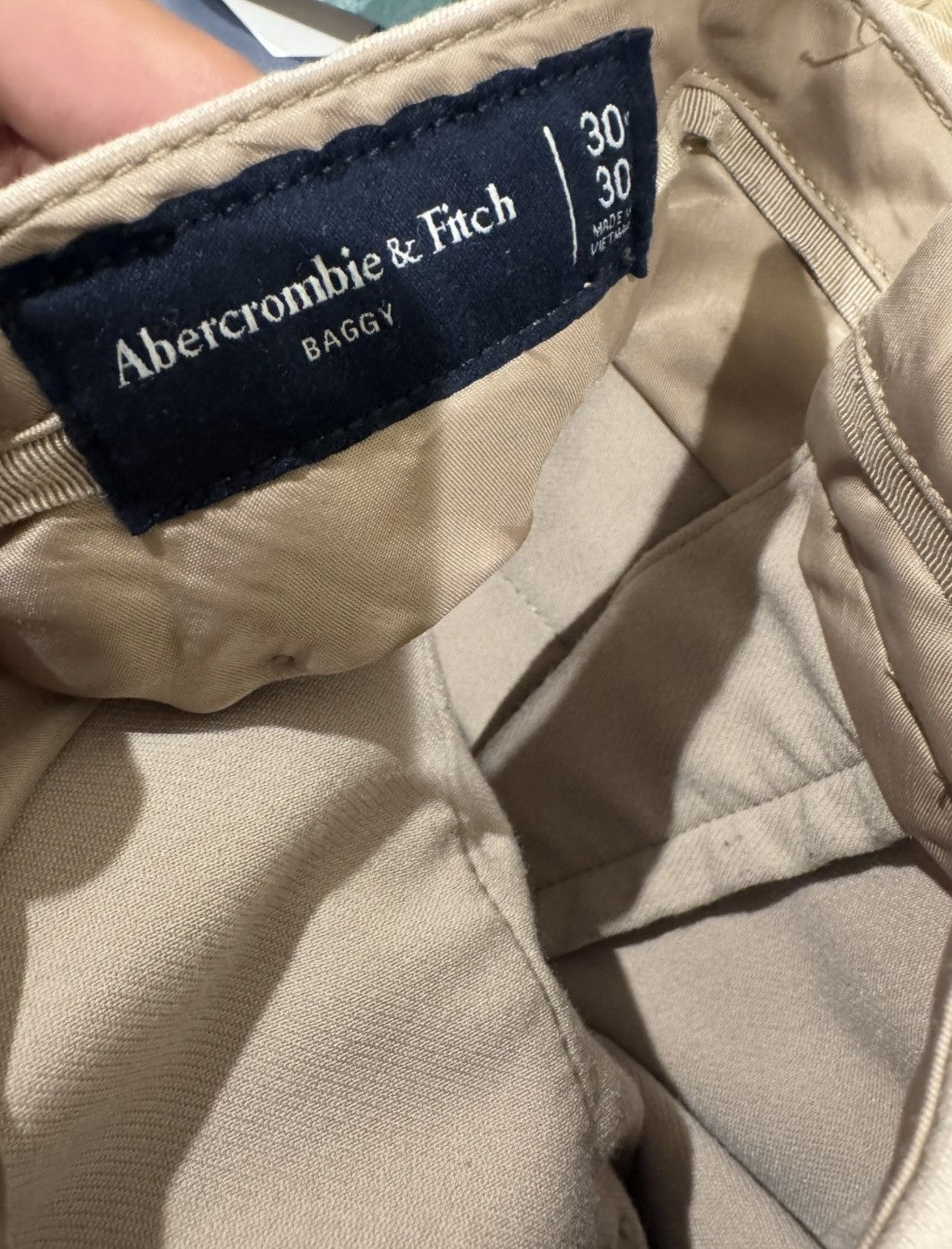 Abercrombie & Fitch Abercrombie & Fitch Wide Leg Trousers Size US 30 / EU 46 - 3 Thumbnail