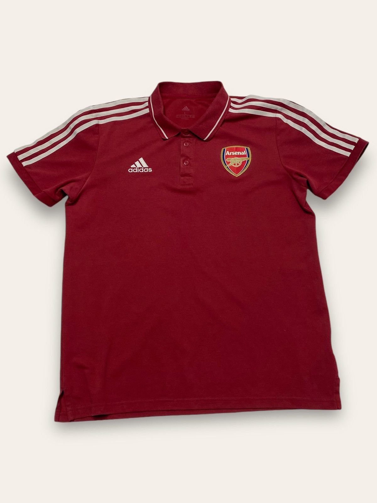 Adidas Vintage ADIDAS ARSENAL Red Polo Shirt Soccer Jersey Y2K Size US M / EU 48-50 / 2 - 1 Thumbnail