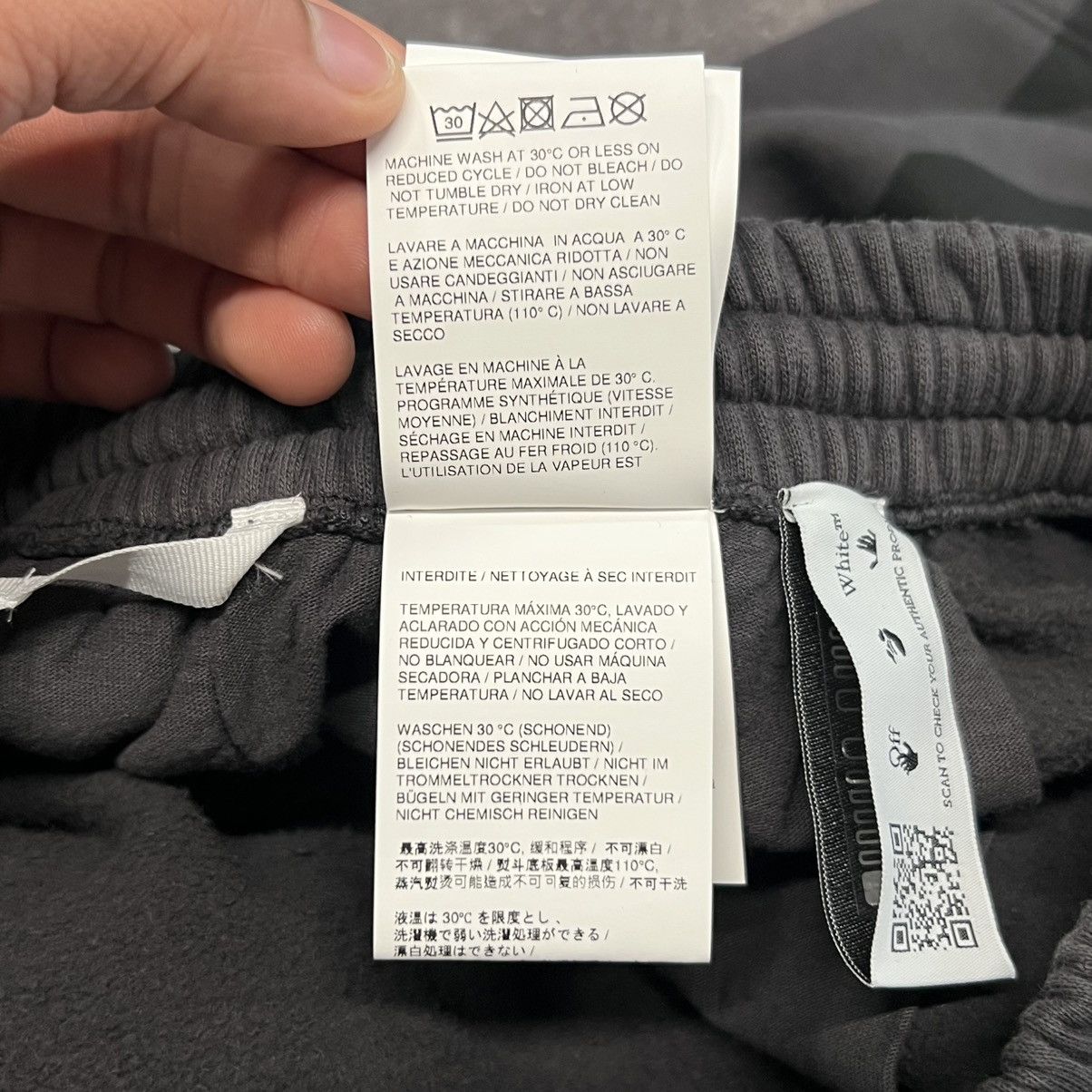 Off-White Off-White Diag Tab VTG Skate Sweatshort Black/Black Size US 36 / EU 52 - 13 Thumbnail