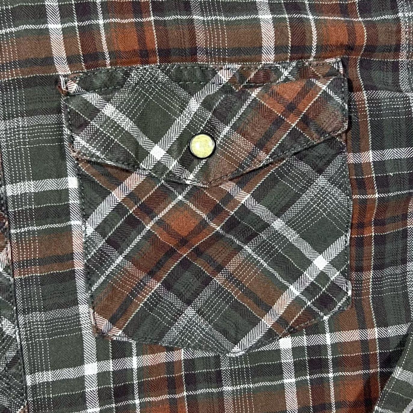 Vintage Outdoor Life Cowboy Western Plaid Check Popper Long Sleeve Shirt Small Medium Mens Shirt PDF Size US S / EU 44-46 / 1 - 3 Thumbnail