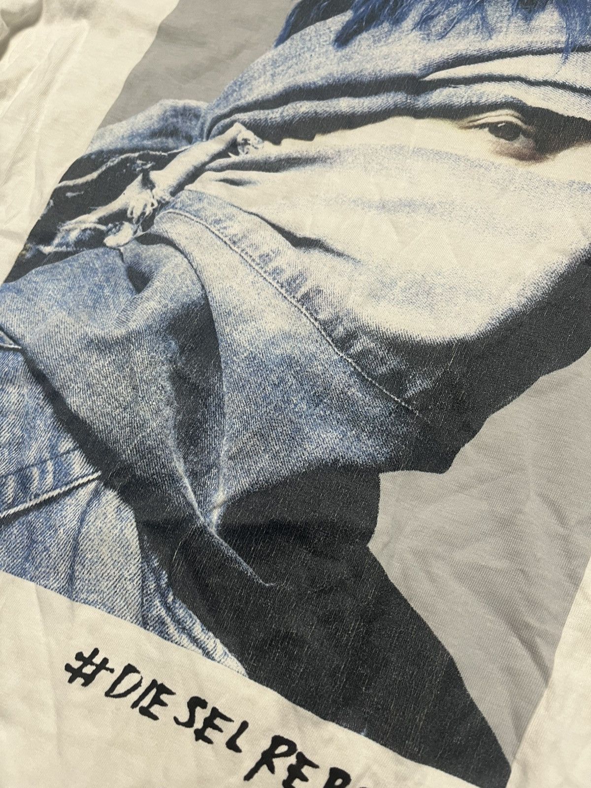 Diesel DIESEL RAVE DIESELREBOOT PRINTED T SHIRT Size US M / EU 48-50 / 2 - 2 Thumbnail