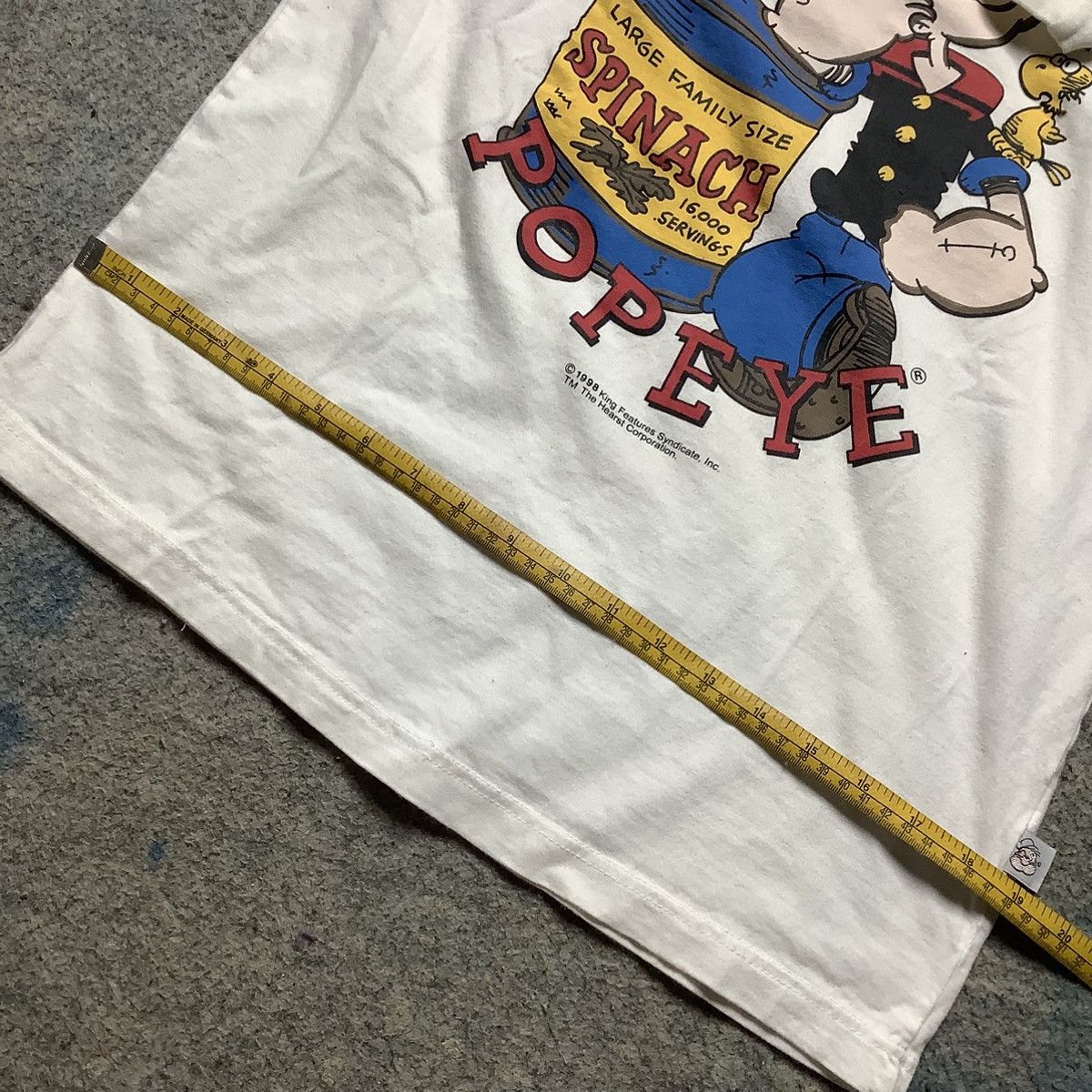 Cartoon Network × Vintage 1998 Popeye Vintage Longsleeve Size US M / EU 48-50 / 2 - 13 Thumbnail