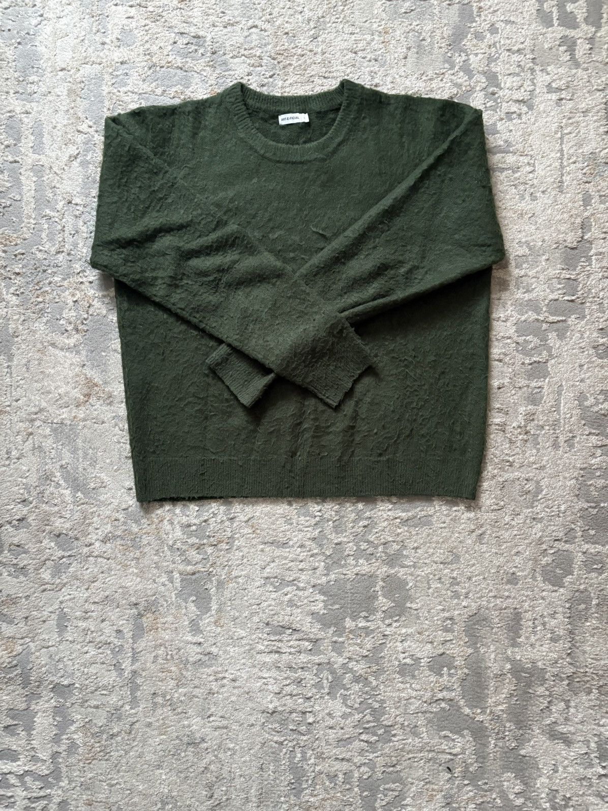 Other ART-E-FICAL Moss Green Mohair Sweater Size US L / EU 52-54 / 3 - 2 Thumbnail