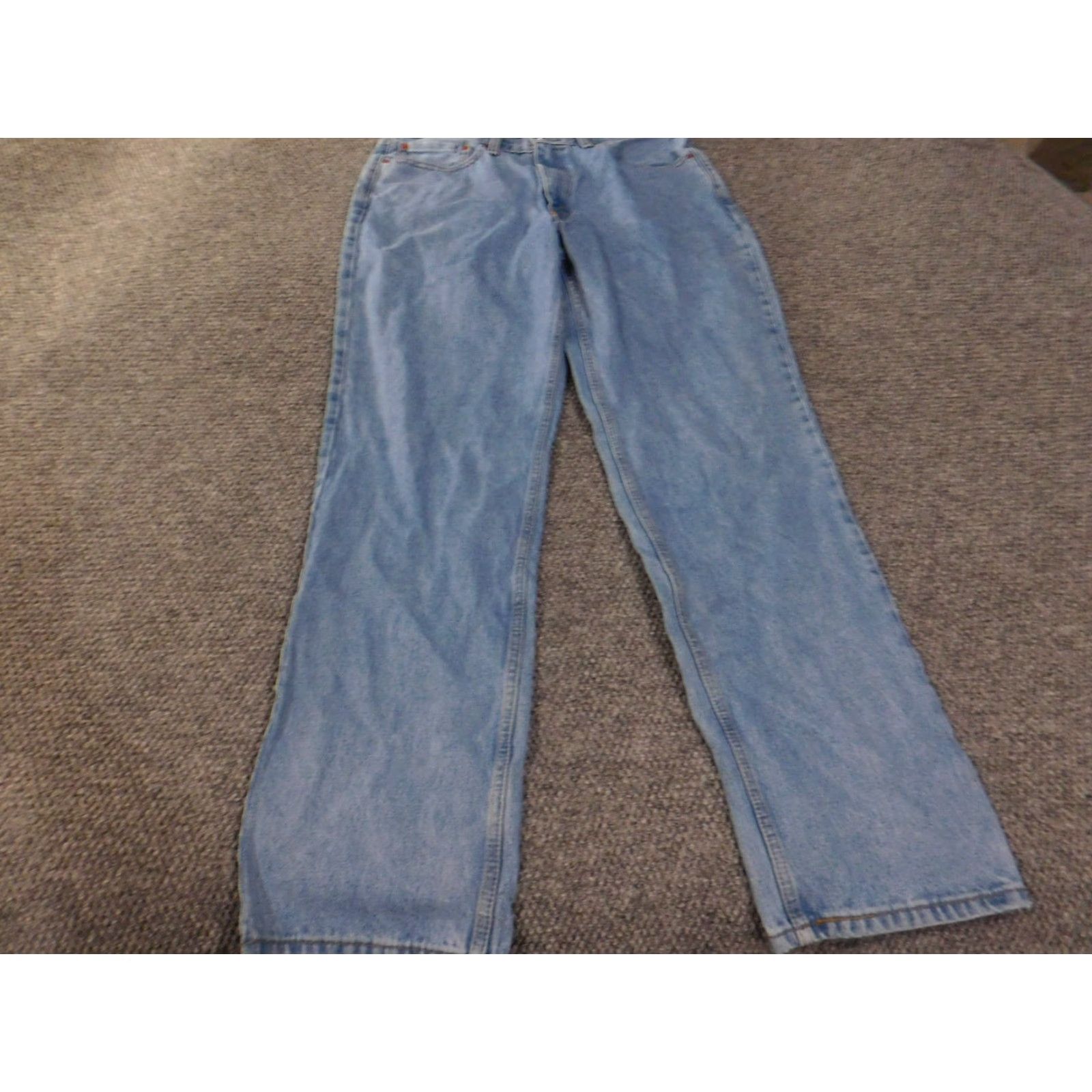 Levi's Levi's 550 Jeans Mens 36x36 Blue Relaxed Fit Tapered Leg Denim Pants 100% Cotton Size US 36 / EU 52 - 2 Thumbnail