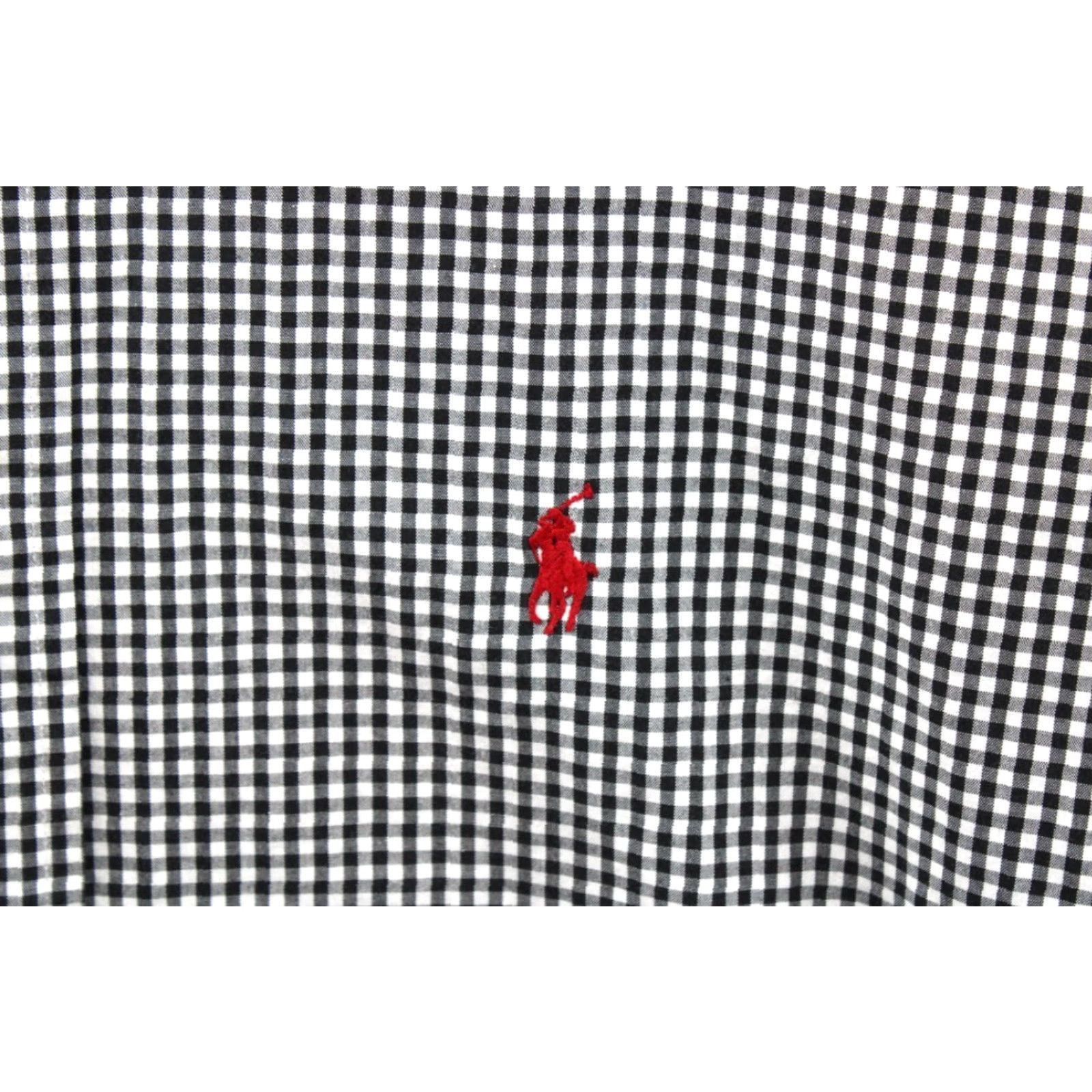 Ralph Lauren VINTAGE Ralph Lauren Blake Shirt Men's Medium Black Gingham Plaid Pony Preppy Size US M / EU 48-50 / 2 - 4 Thumbnail