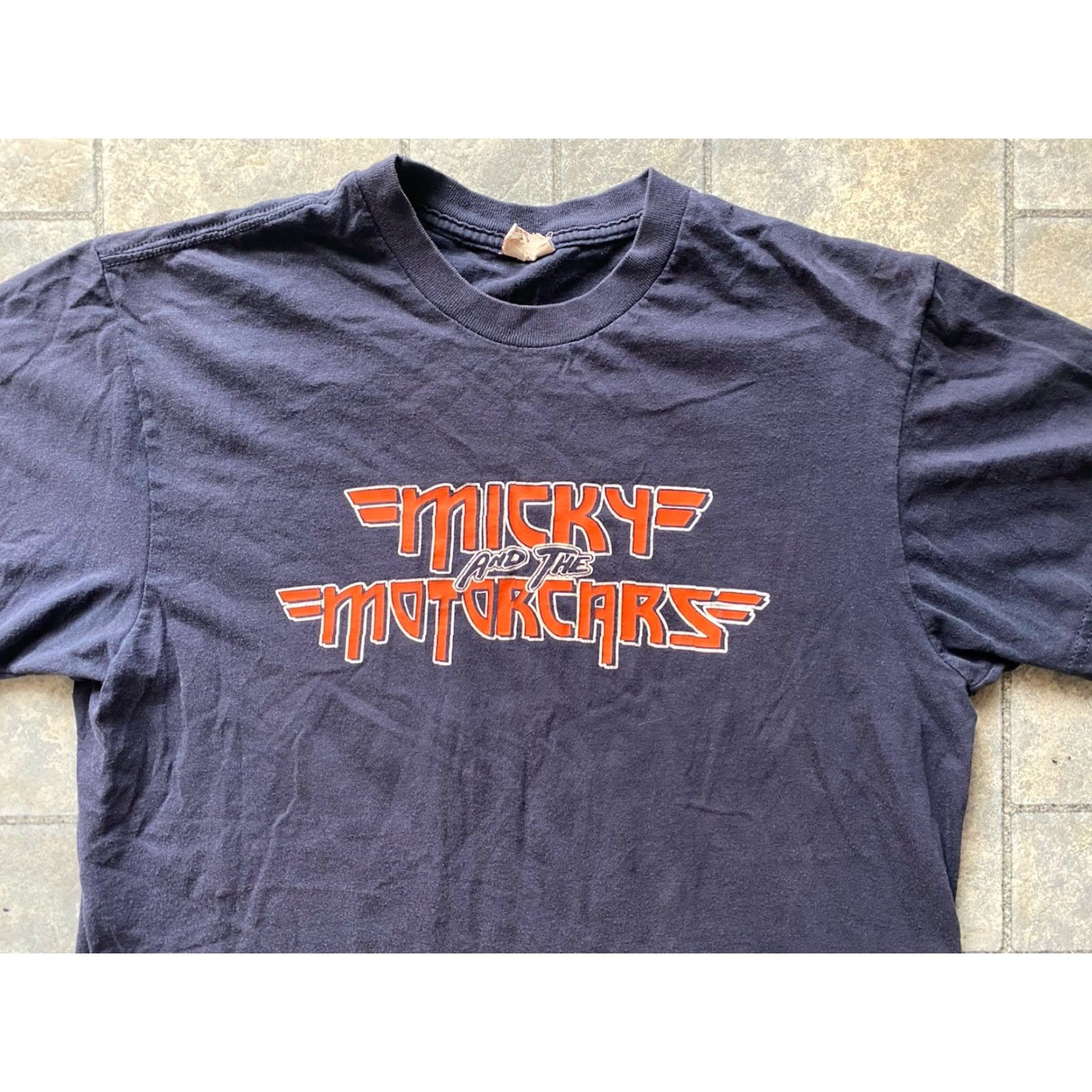 Hanes Micky And The Motorcars T Shirt Hanes Medium Engine Short Sleeve Country Band Men Multicolor Band Music 90s? Size US M / EU 48-50 / 2 - 3 Thumbnail