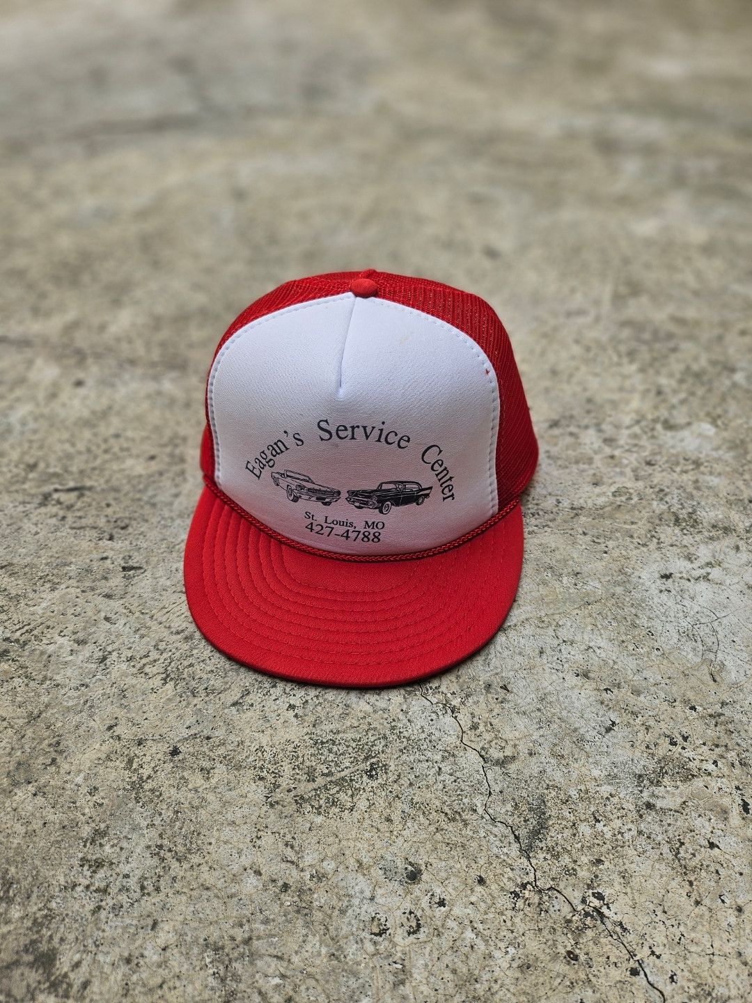 Nissan Vintage Eagan's Service Center Trucker hat Size ONE SIZE - 1 Thumbnail