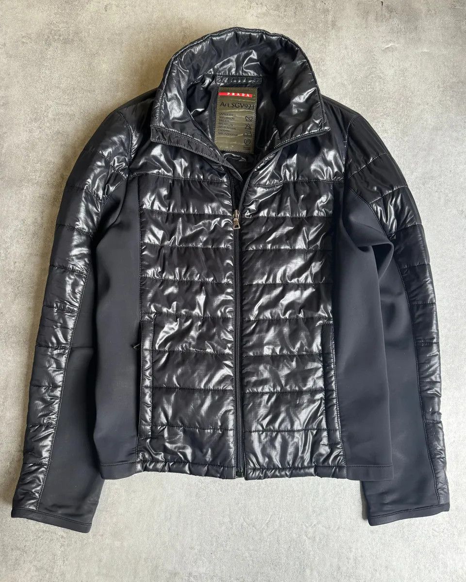 Prada AW2009 Prada Light Tactical Black Puffer Jacket Size US M / EU 48-50 / 2 - 8 Thumbnail