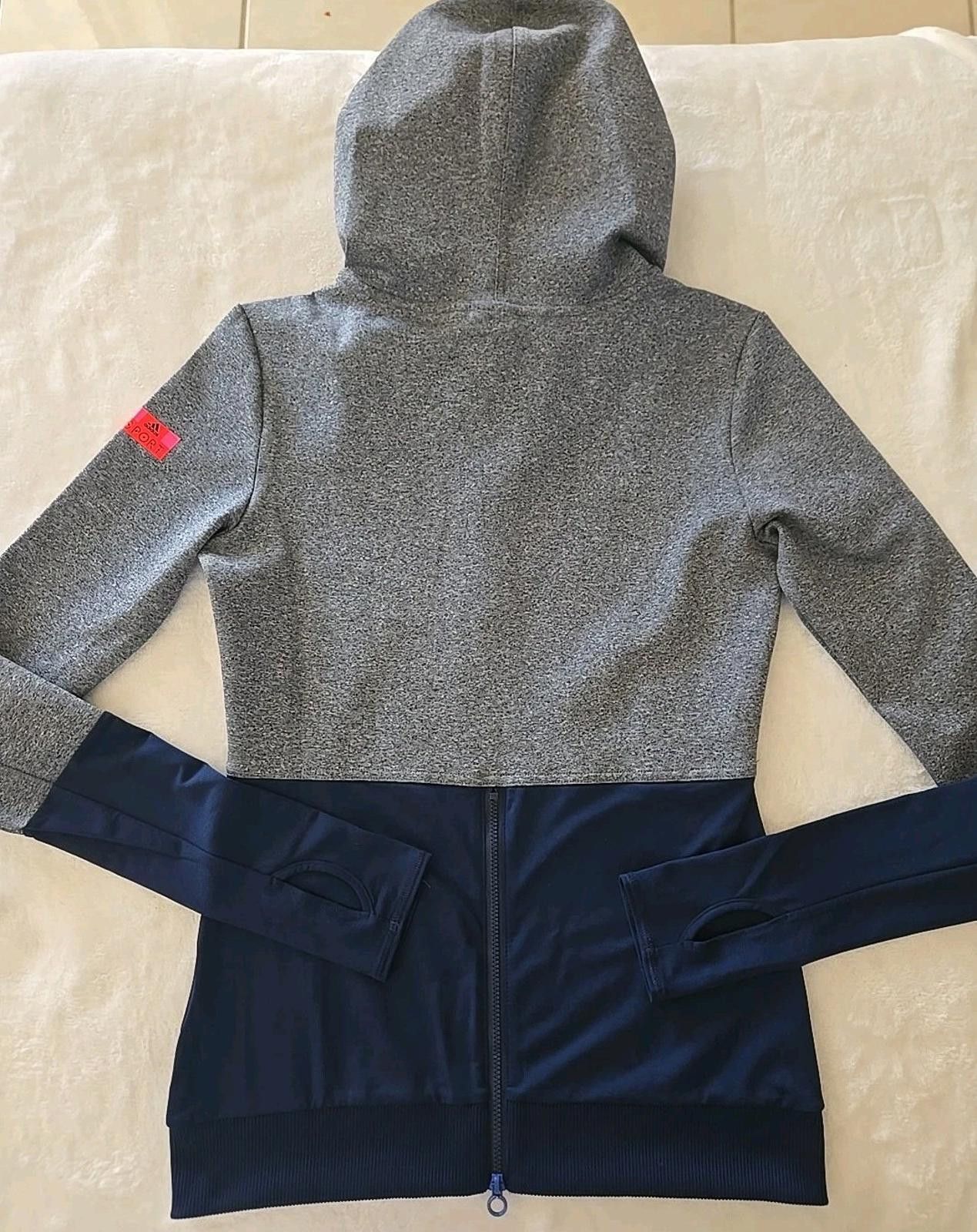 Adidas Adidas by Stella McCartney Hoodie Sweatshirt 1/4 Zip Sz Smal Size S / US 4 / IT 40 - 2 Thumbnail
