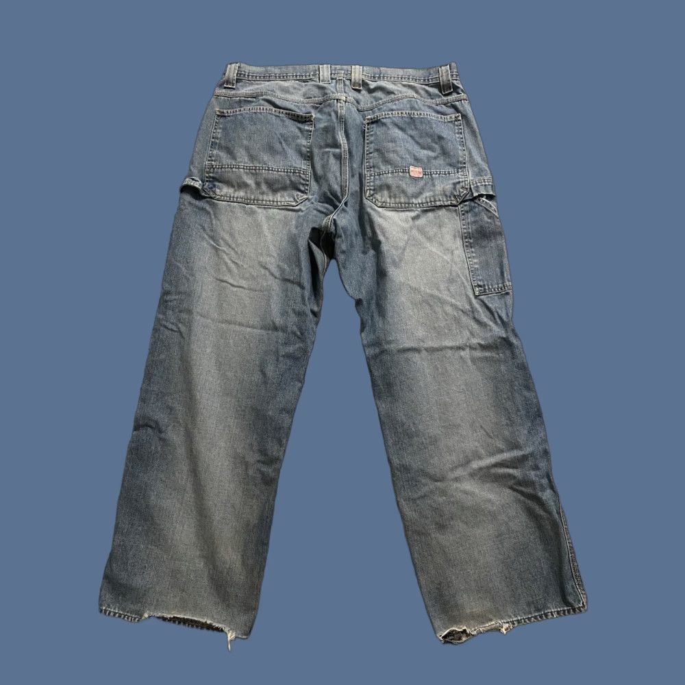 Polo Ralph Lauren VINTAGE Polo Ralph Lauren Jeans Co Baggy Carpenter Jeans Skate Grunge Mens 38x31 90s Hip Hop Denim Blue Urban Wide-Leg Size US M / EU 48-50 / 2 - 1 Thumbnail