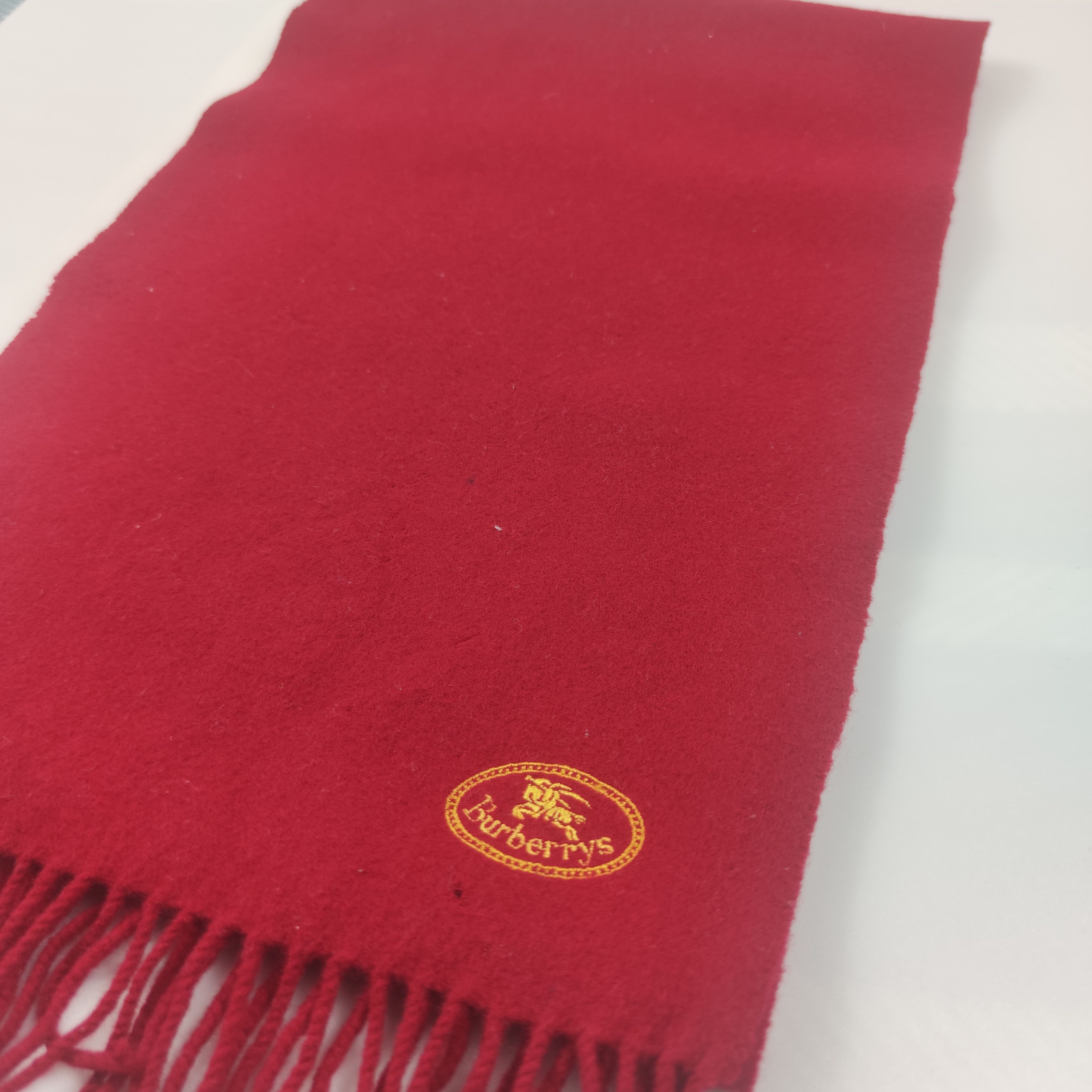 Vintage Burberry Scarf/Muffler/Wool S423 Size ONE SIZE - 3 Thumbnail