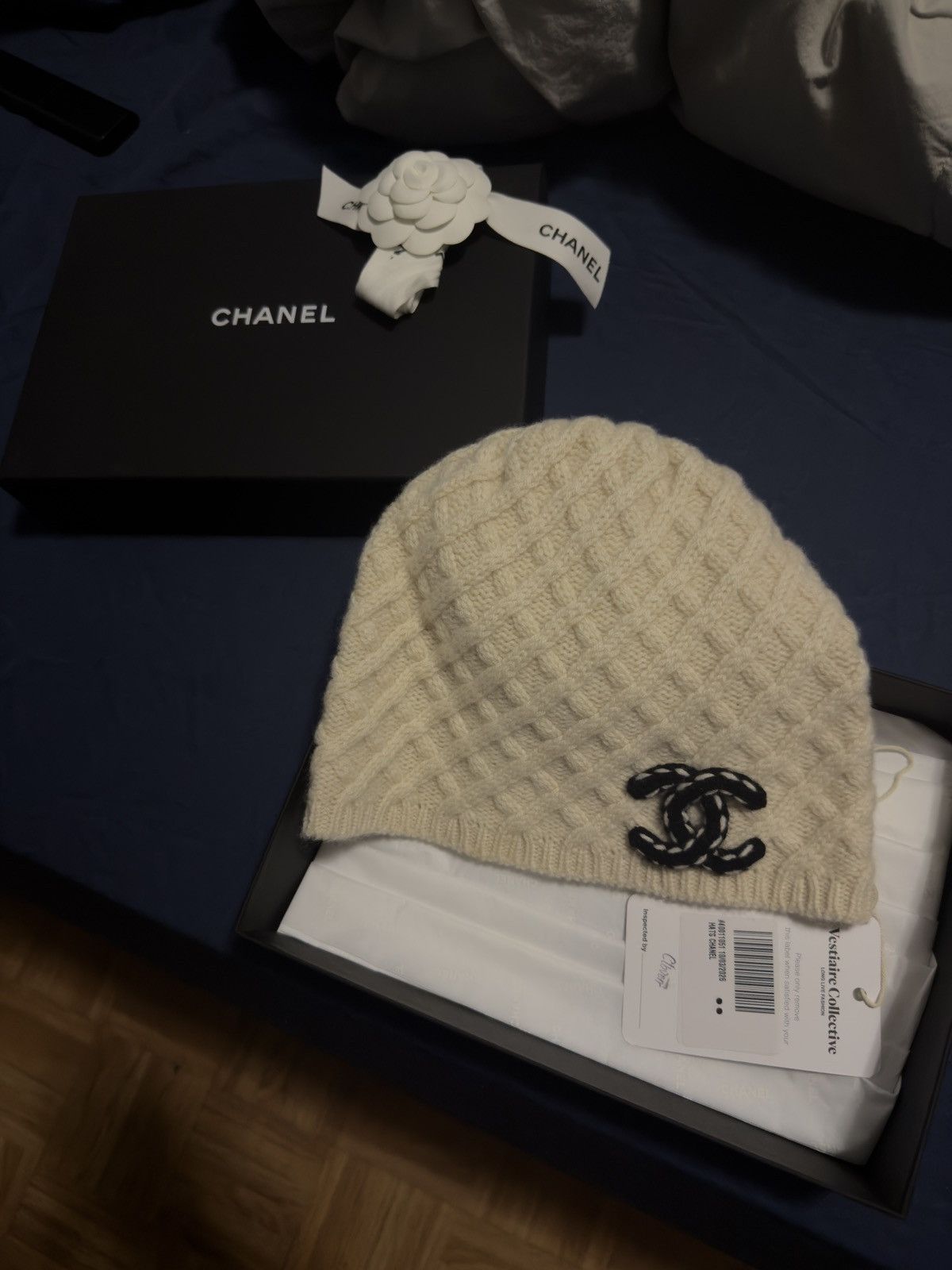 Chanel Chanel 23B Cashmere skullcap beanie Size ONE SIZE - 2 Thumbnail