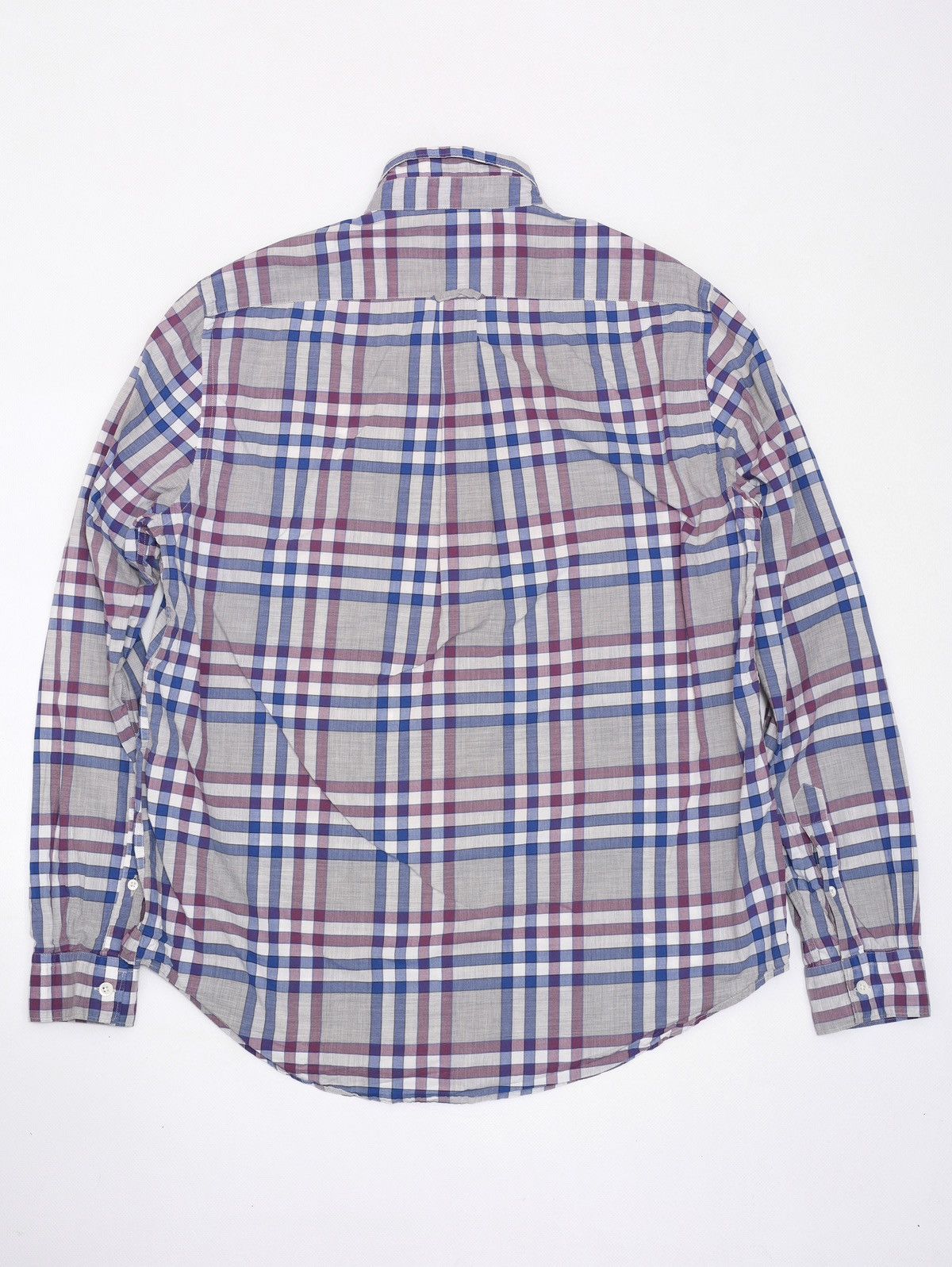 Acne Studios Acne Studios Straight Check AW10 Cotton Plaid Shirt Purple Size US M / EU 48-50 / 2 - 9 Thumbnail