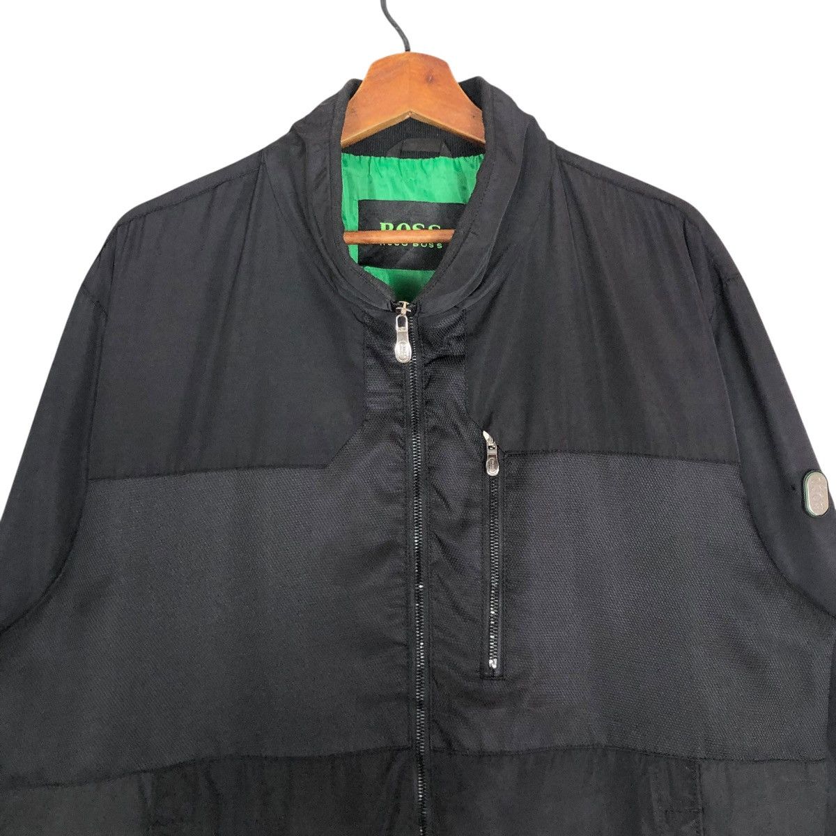 Hugo Boss Vintage Hugo Boss Jacket Sweater Full Zipp Up Designer Size US L / EU 52-54 / 3 - 8 Thumbnail