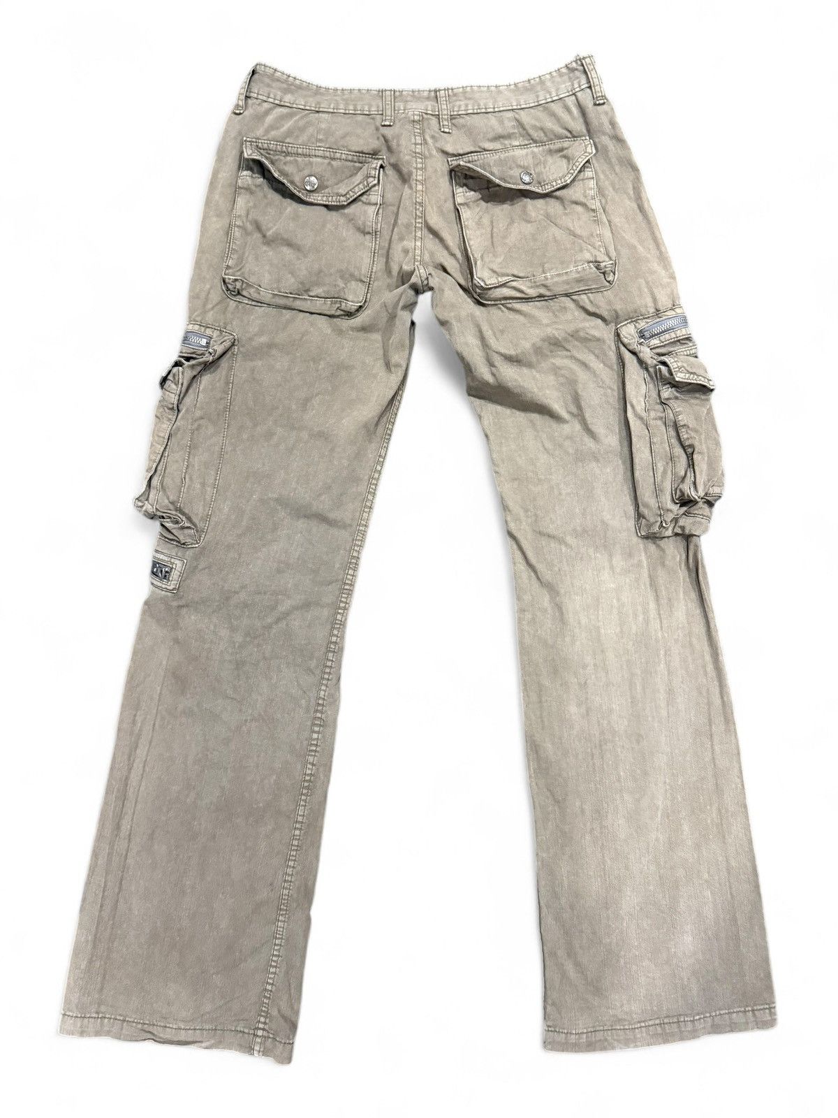 If Six Was Nine Japanese Brand Surplus Flare Cargo Pants Size US 32 / EU 48 - 6 Thumbnail