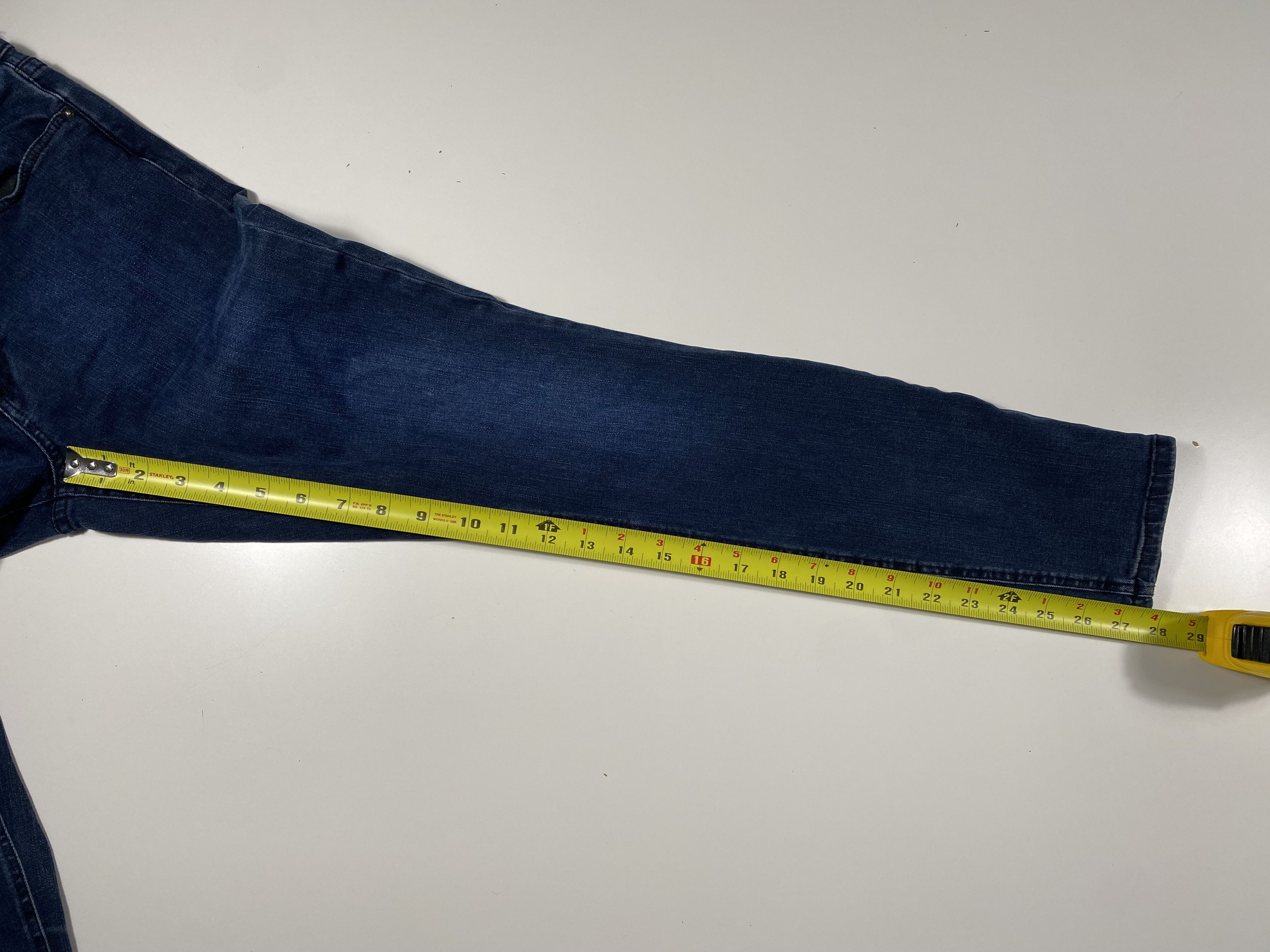 Acne Studios Acne Studios Skin 5 Deep Dark Wash Jeans 27.5x27.5 Size 27" / US 4 / IT 40 - 8 Thumbnail