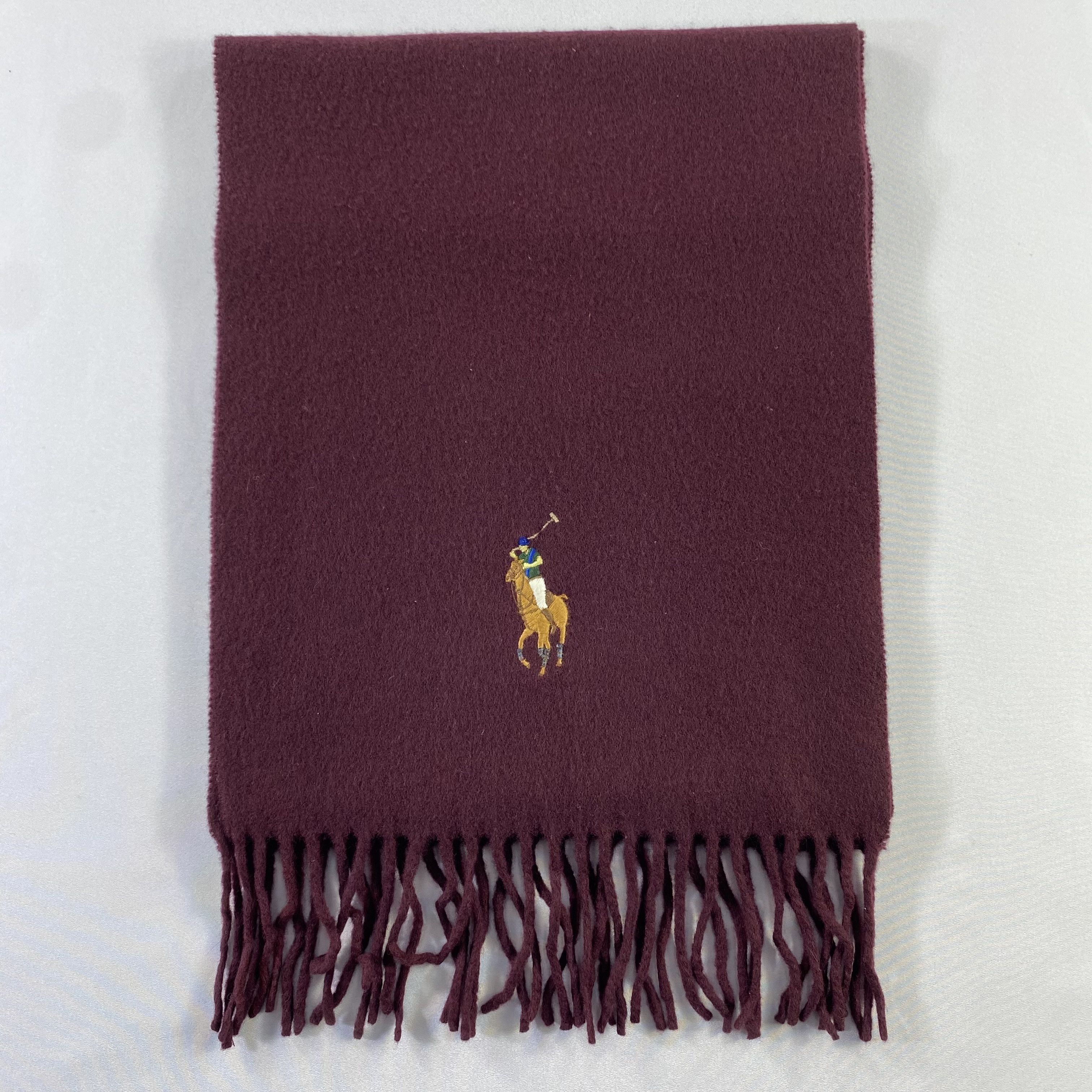 Polo Ralph Lauren Polo Ralph Lauren Scarf Plain Neck Wrap Wool Muffler Size ONE SIZE - 2 Thumbnail