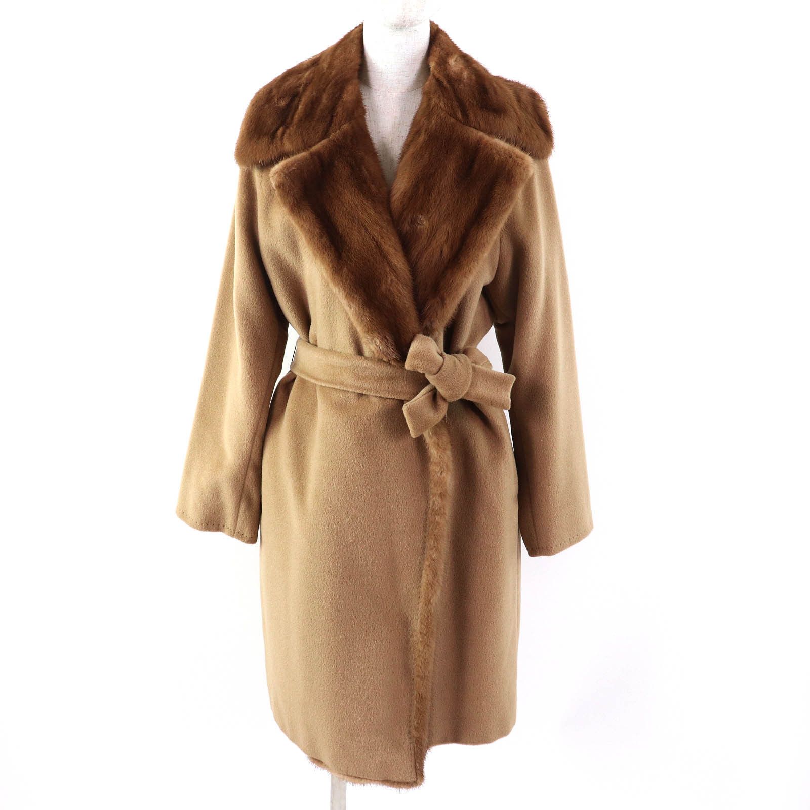 MaxMara Max Mara White Tag Mink Fur Wool Cashmere Coat Others Outerwear