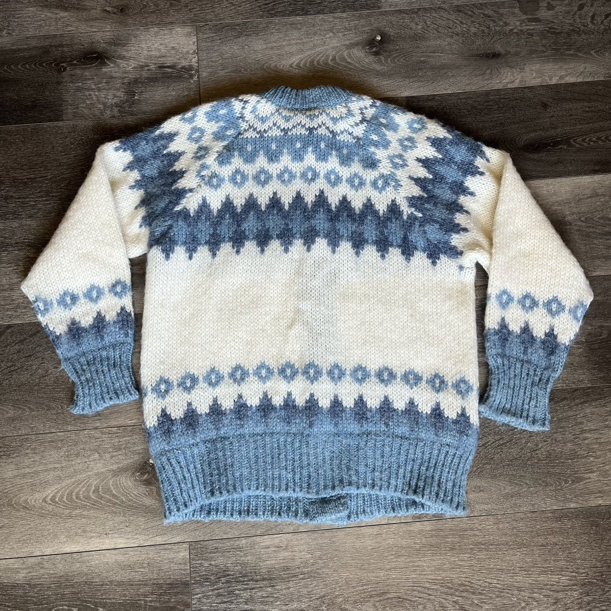Vintage Vintage Norlender Wool Nordic Button Up Cardigan Sweater Size L / US 10 / IT 46 - 2 Thumbnail