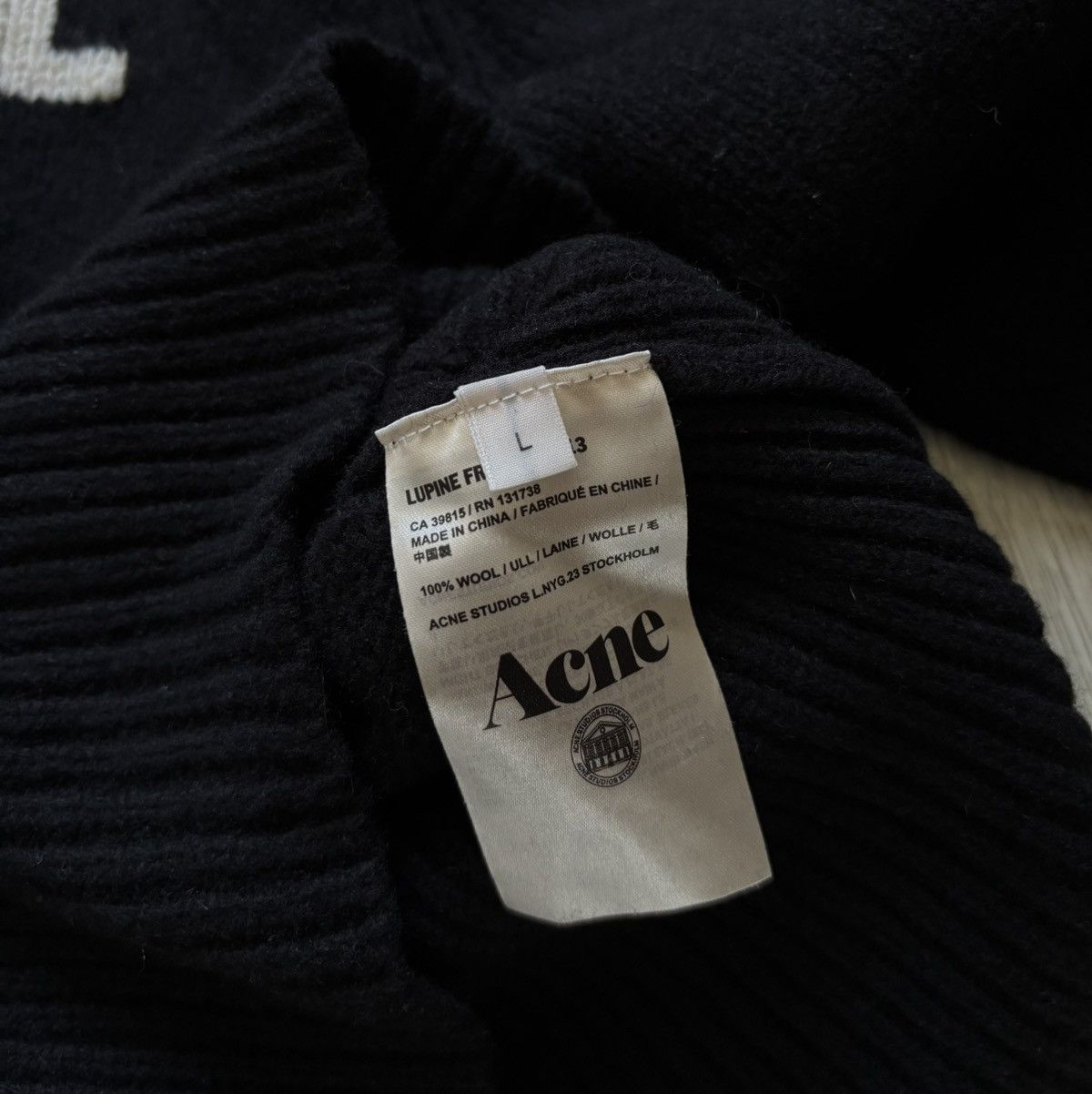 Acne Studios Acne Studios Wool Sweater Evil Is Life Rare Size XS / US 0-2 / IT 36-38 - 3 Thumbnail
