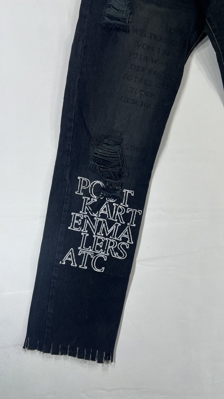 In The Attic In The Attic Avant Garde Punk Design Denim Pants Size US 32 / EU 48 - 11 Thumbnail