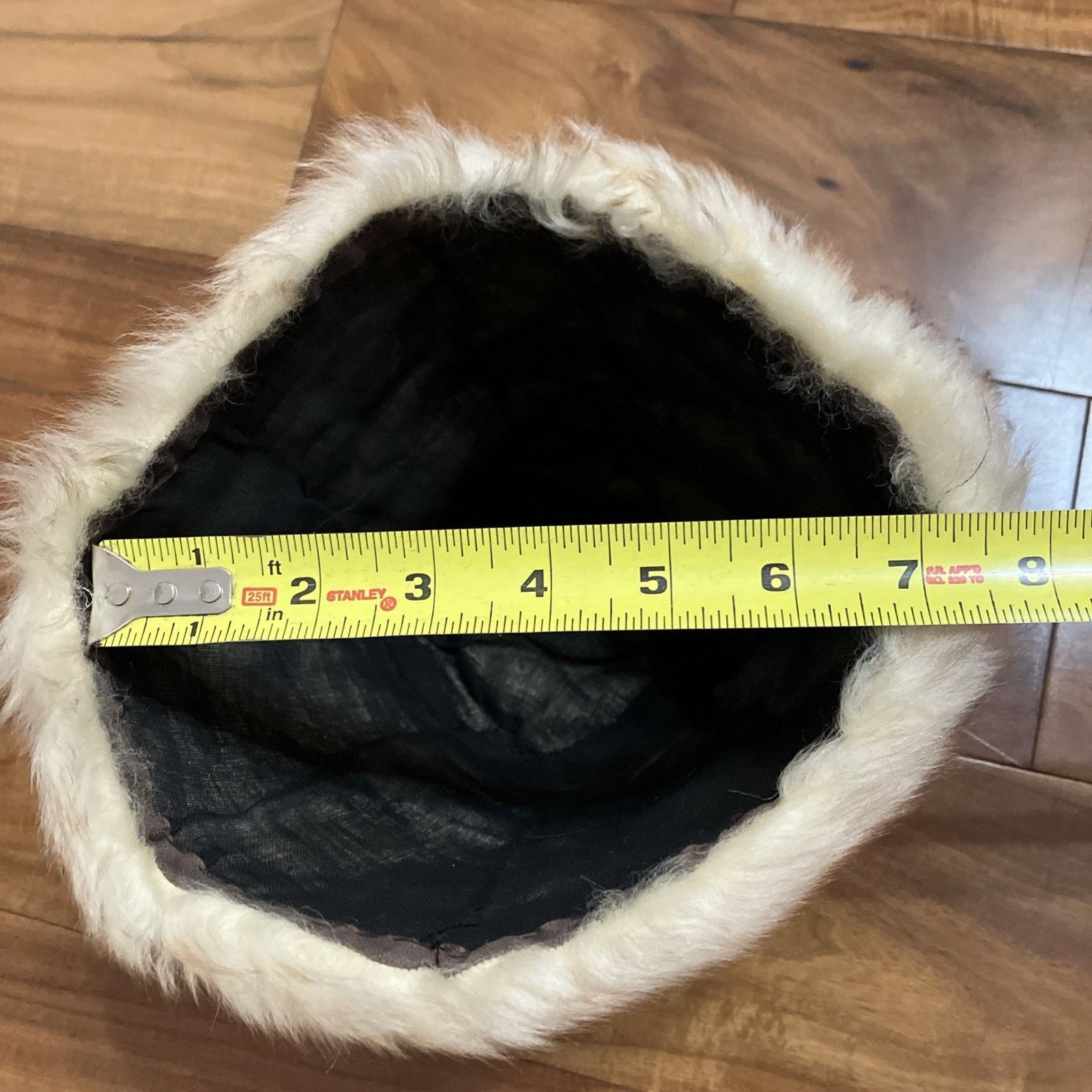Other Cone Beehive Fur Small Hat Vtg 60s MOD Winter Cap Elegant Size ONE SIZE - 15 Thumbnail