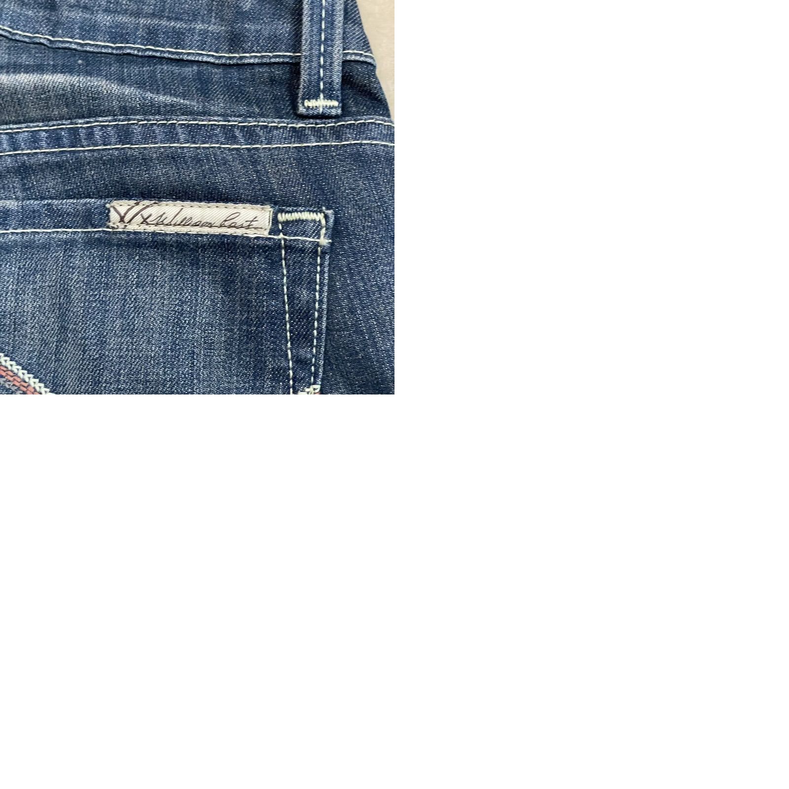 Vintage VINTAGE William Rast Jeans Womens 25 Blue Amie Ultra Skinny Capri Wash Ladies Jeans Size 42" / US 20 - 11 Thumbnail