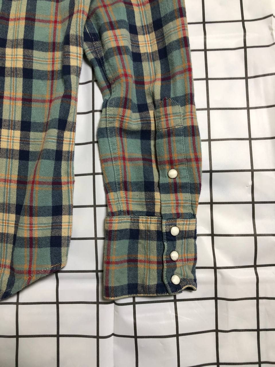 True Religion True Religion Check Cotton Flannel Western Cut Sport Shirt Size US L / EU 52-54 / 3 - 17 Thumbnail