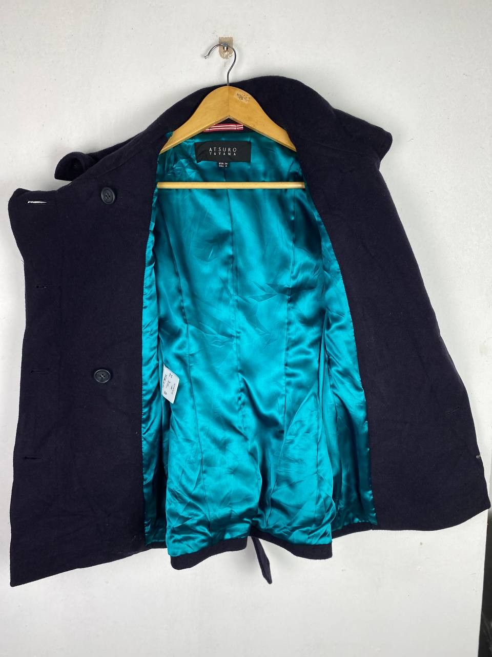 ATSURO TAYAMA atsuro tayama japan wool belted jacket nice design Size S / US 4 / IT 40 - 5 Thumbnail