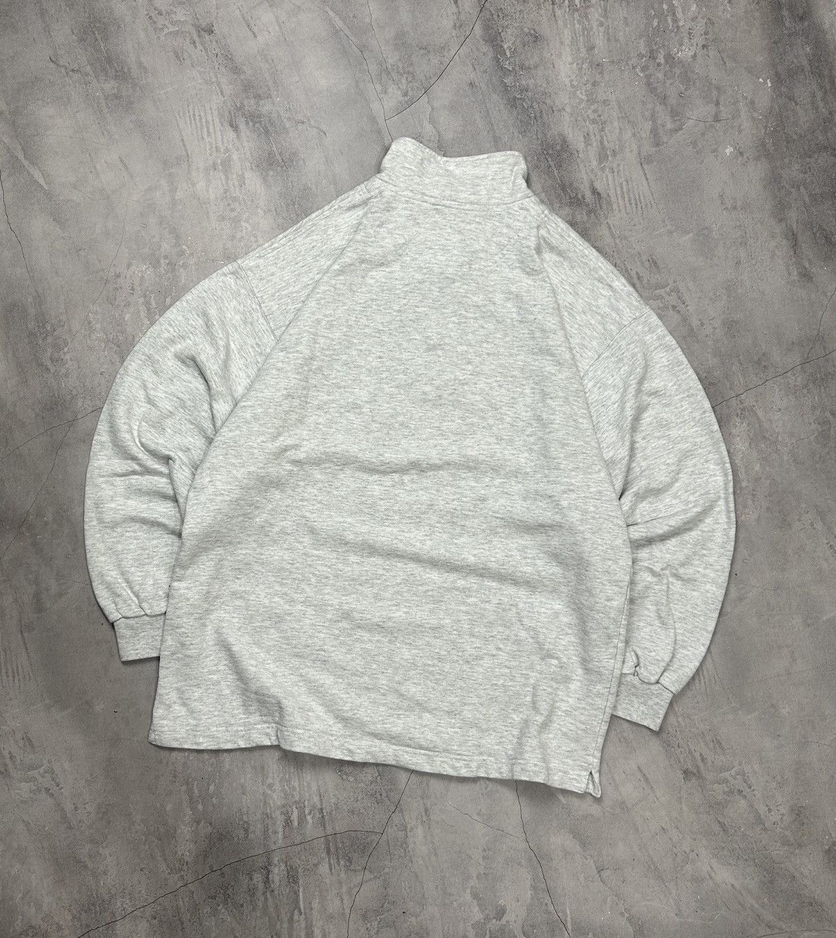 Nike × Vintage Vintage Nike center logo 1/4 zip up sweatshirt Size US L / EU 52-54 / 3 - 5 Thumbnail