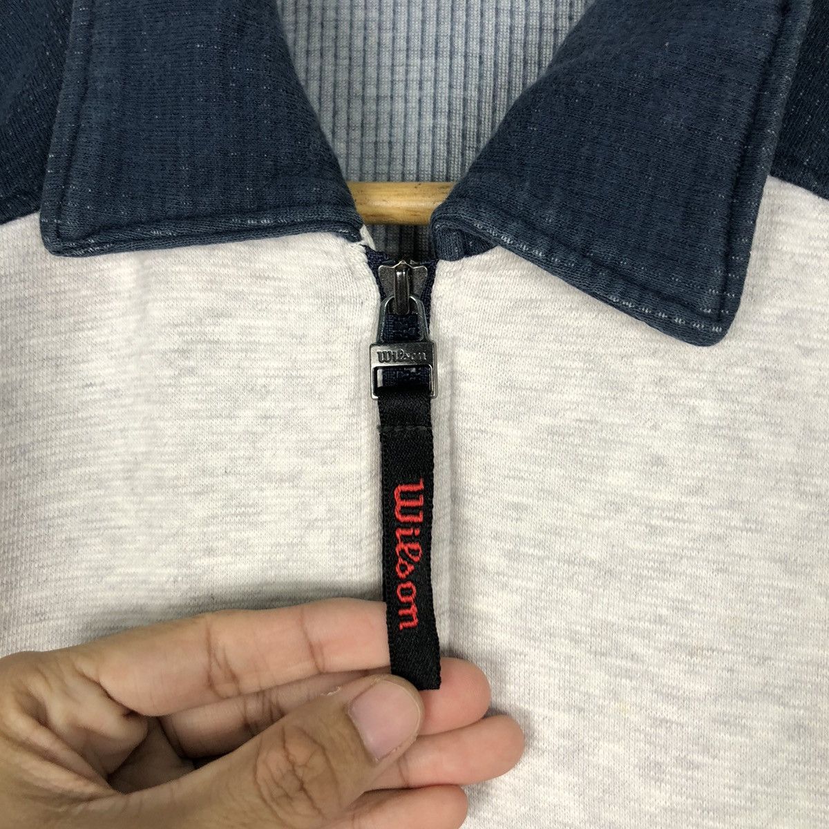 Japanese Brand × Vintage × Wilson Vintage Wilson Sweatshirt Big Logo Spell Out Streetwear Size US M / EU 48-50 / 2 - 11 Thumbnail