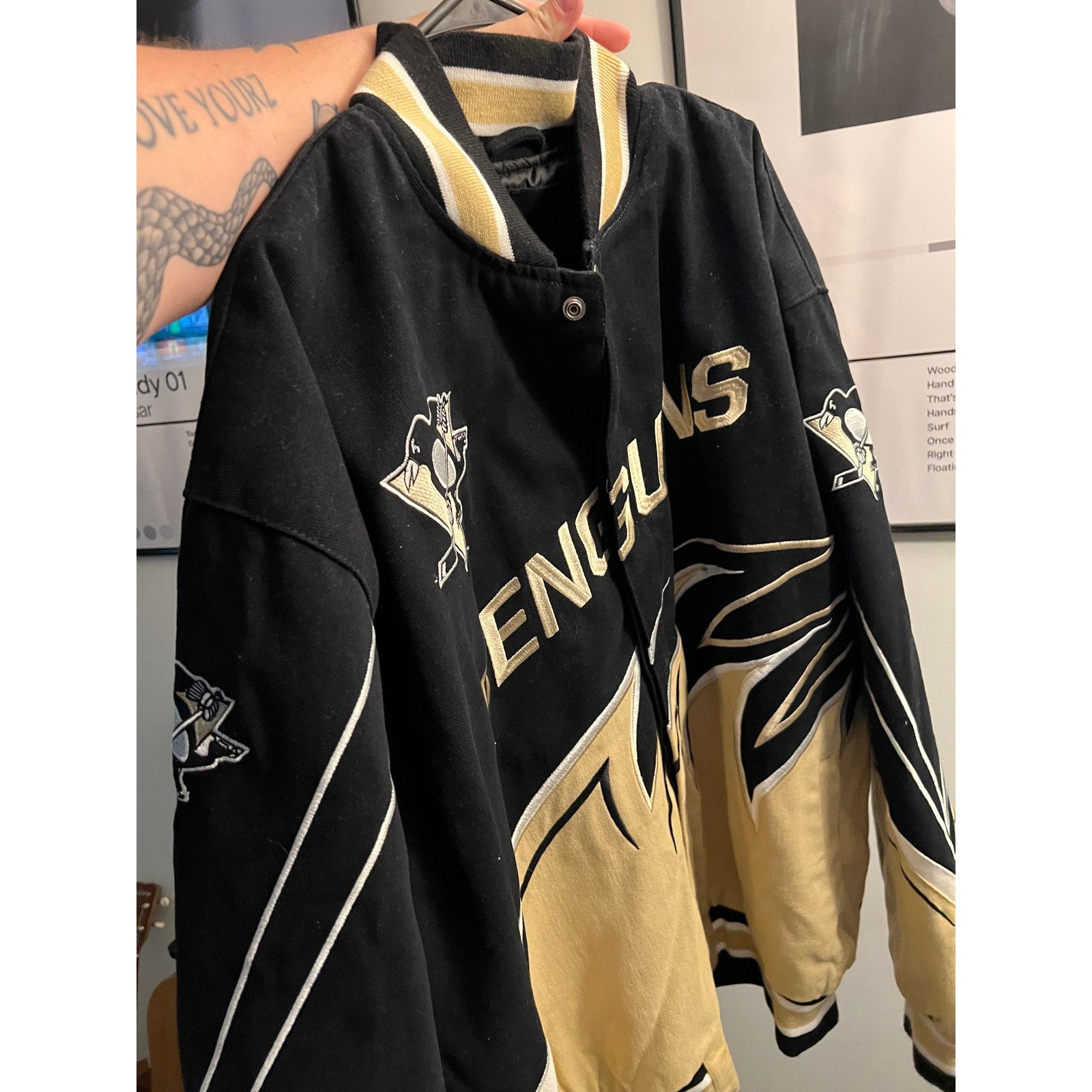 G-III Pittsburgh Penguins G-III Sports Sz XL NHL Snap Jacket XL Size US XXL / EU 58 / 5 - 4 Thumbnail